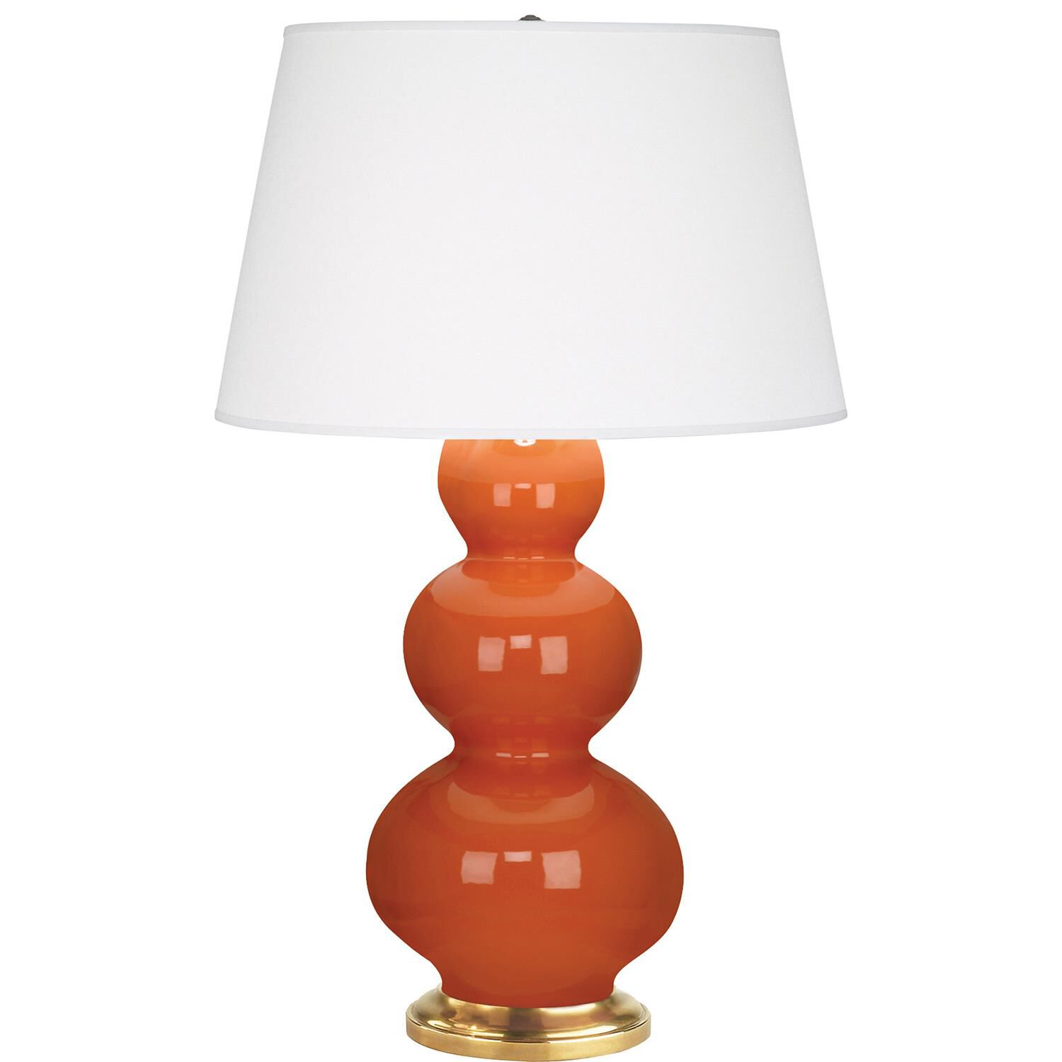 Triple Gourd 33 Inch Table Lamp by Robert Abbey