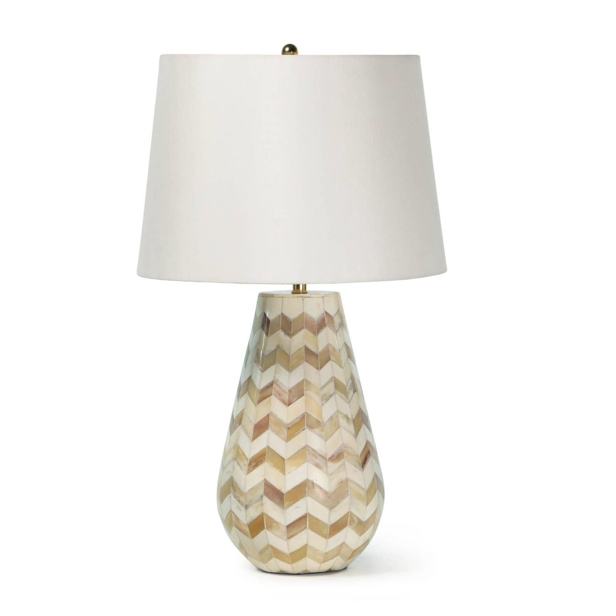 Shown in Natural finish and Linen shade