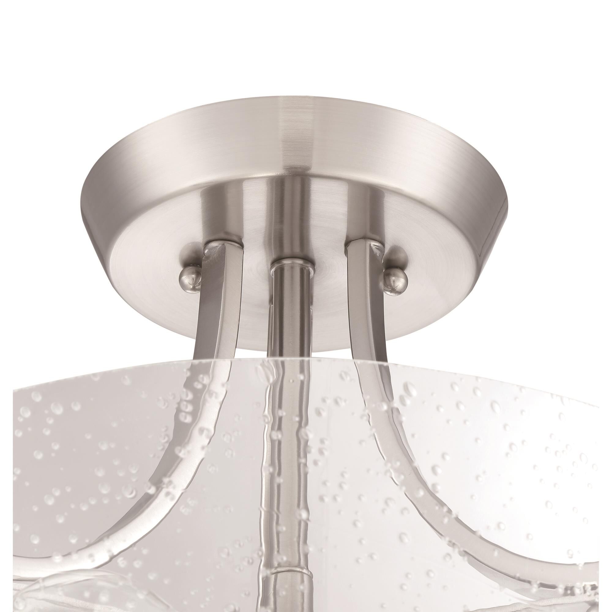 Grace 13 Inch 2 Light Semi Flush Mount by Craftmade