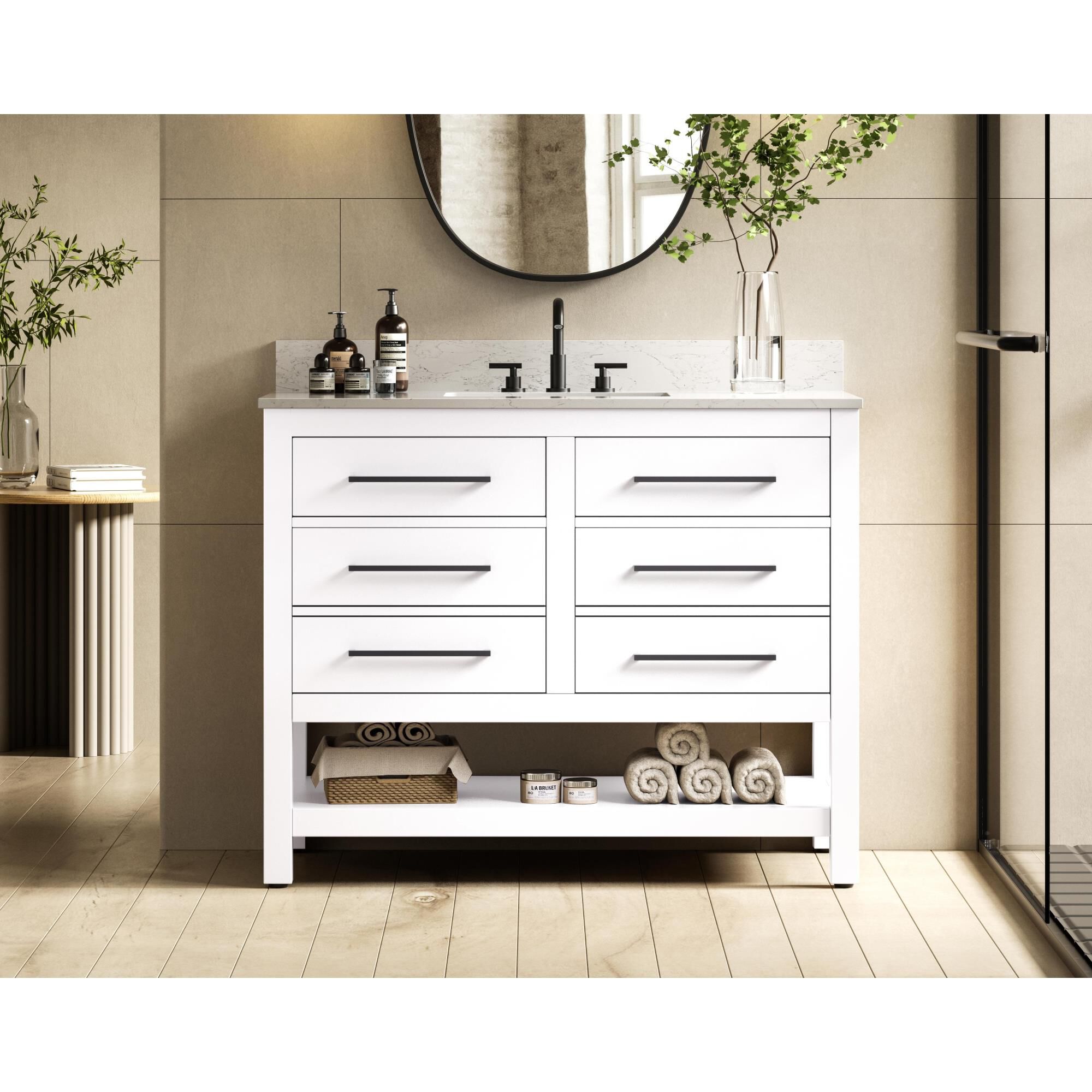 Karson 42 Inch Bath Vanity by Elegant Dcor
