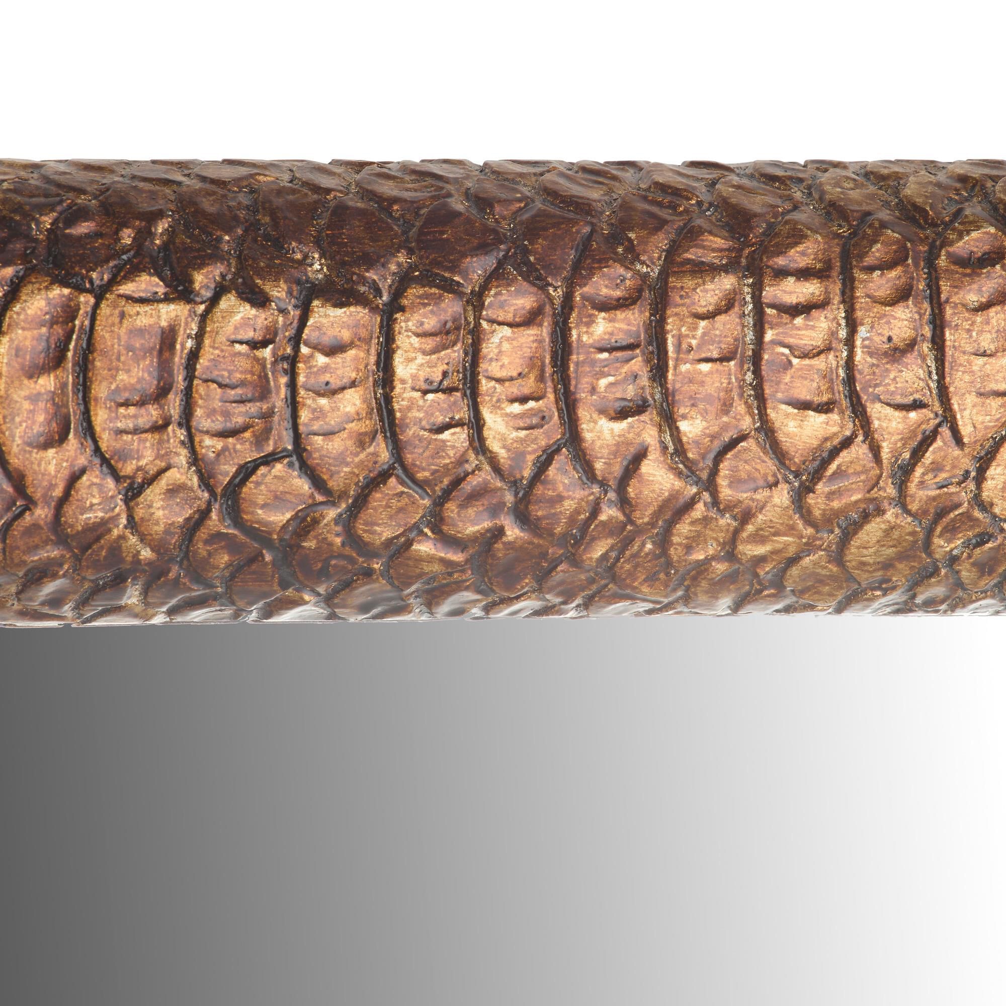 Shown in Antiqued Gold Leaf finish