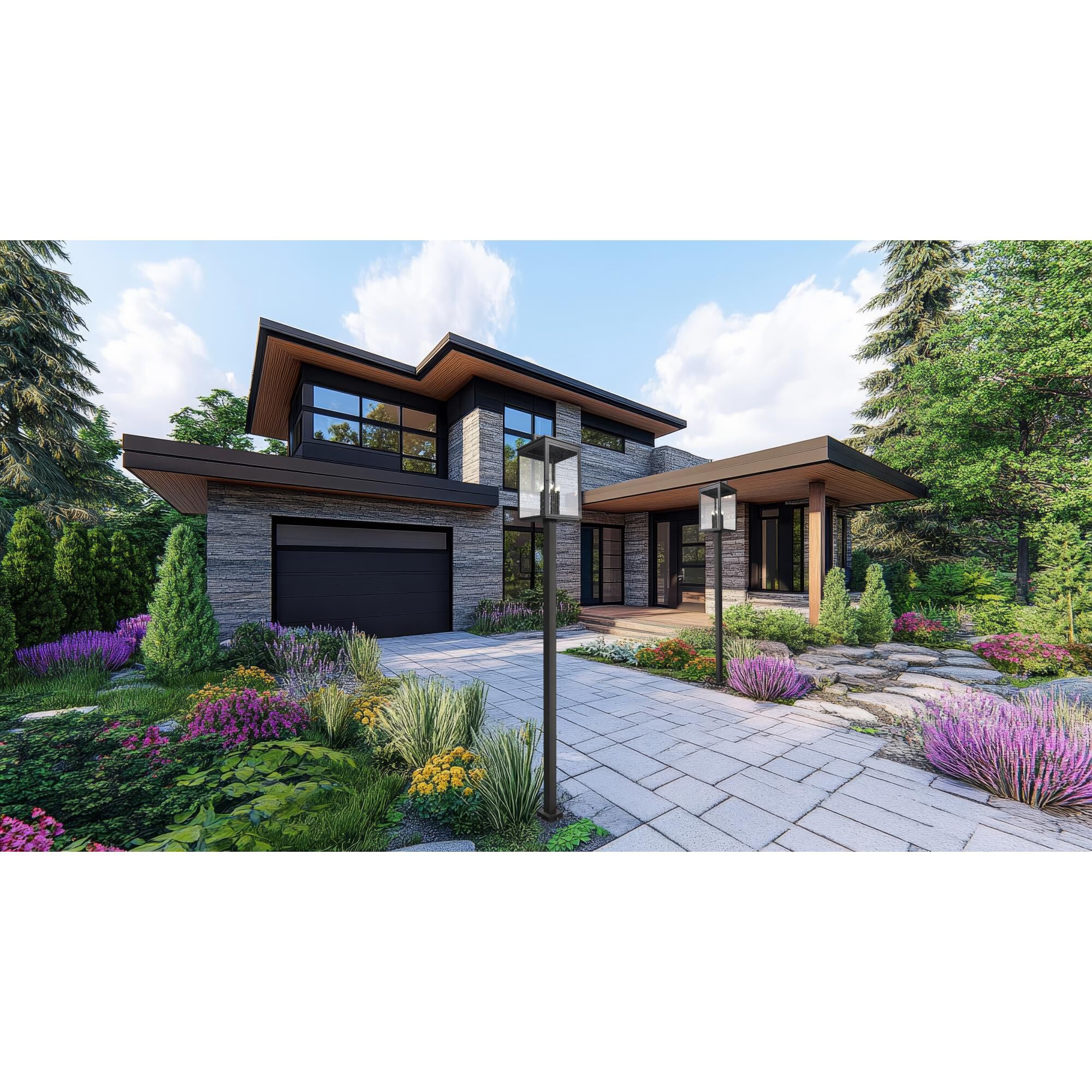 Shown in Sand Black finish and Clear Seedy glass and Clear Seedy shade