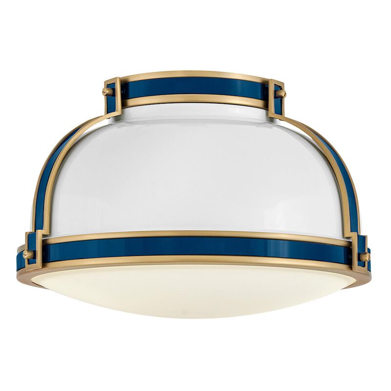 Barton 14 Inch 2 Light Flush Mount by Hinkley