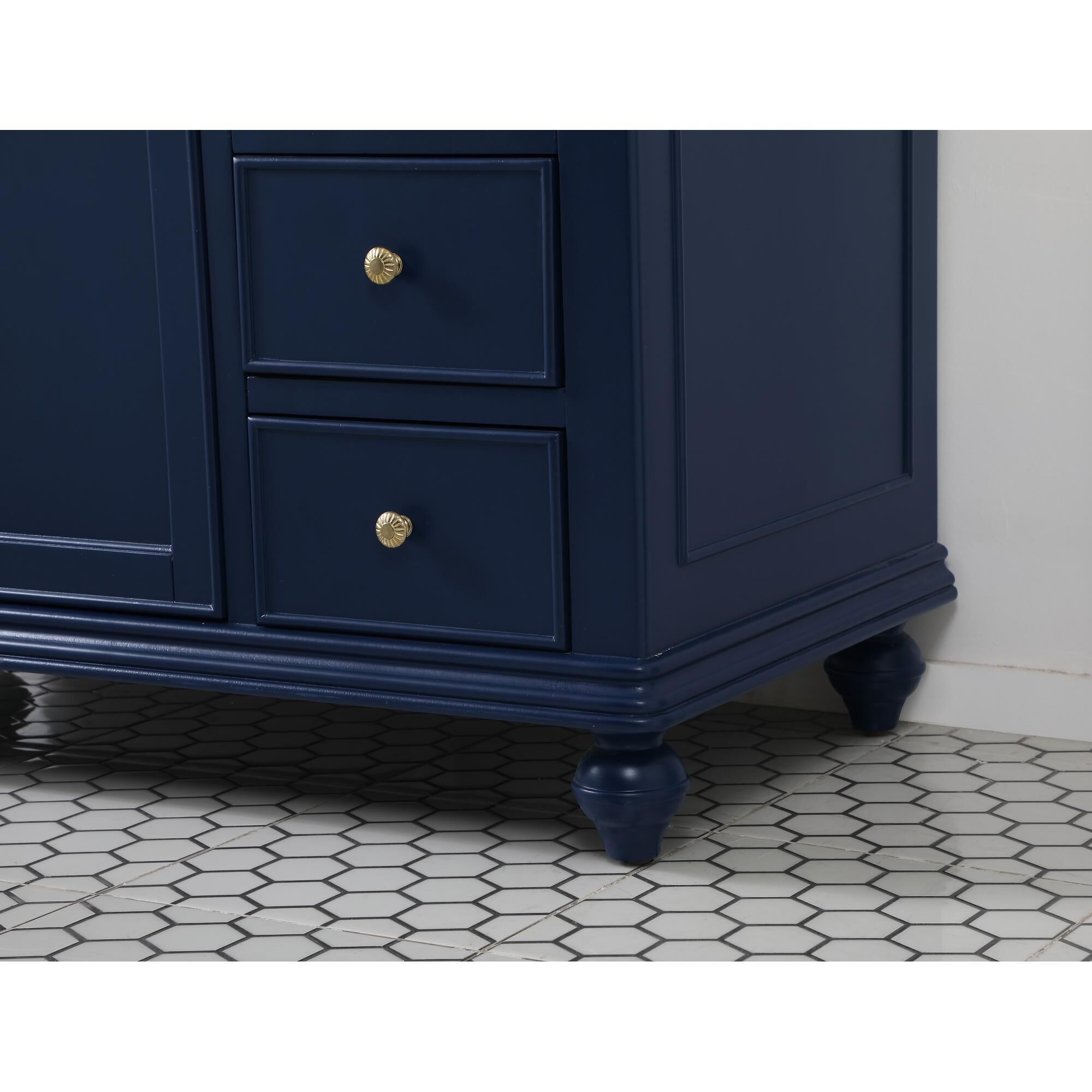 Shown in Blue finish