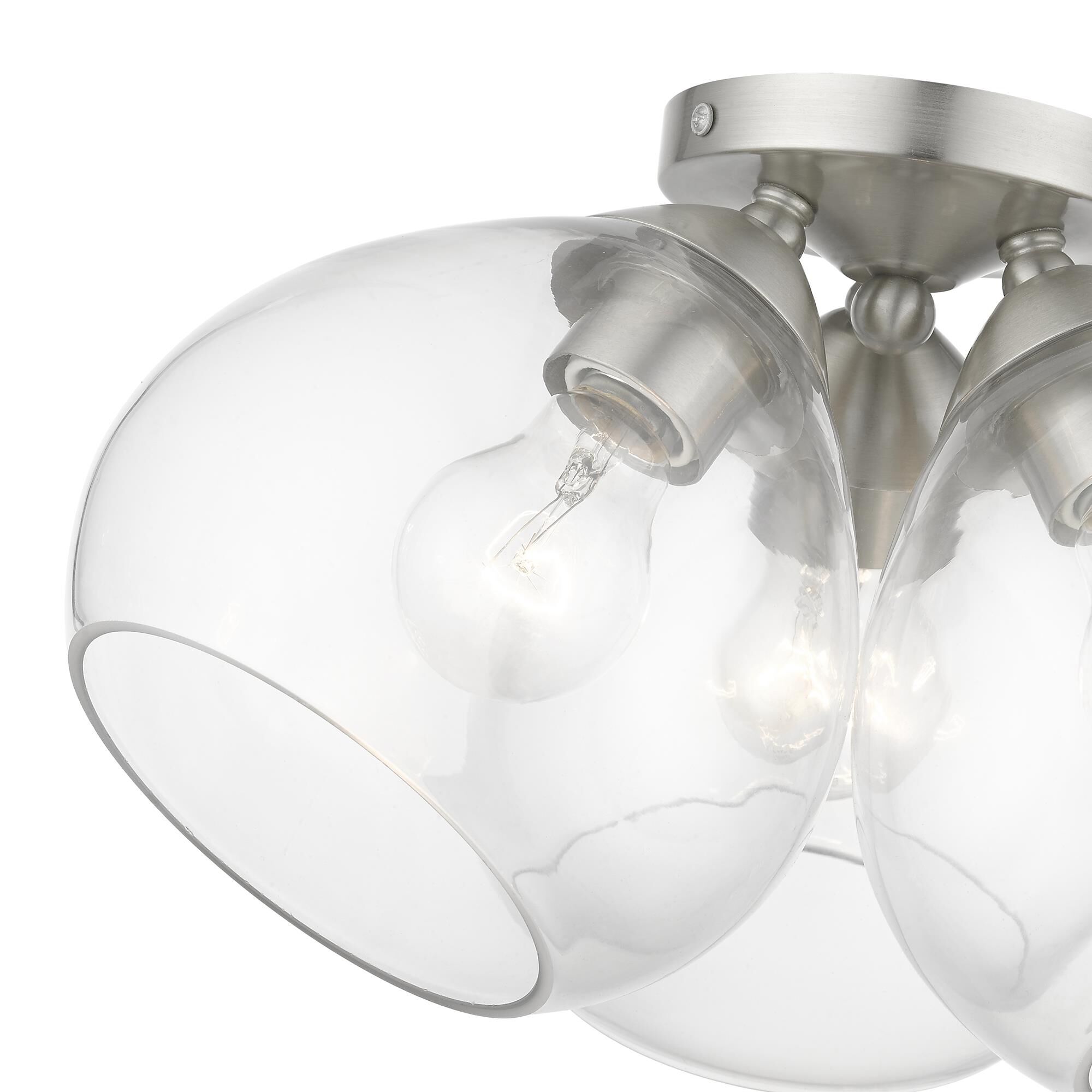 Catania 16 Inch 3 Light Semi Flush Mount by Livex Lighting