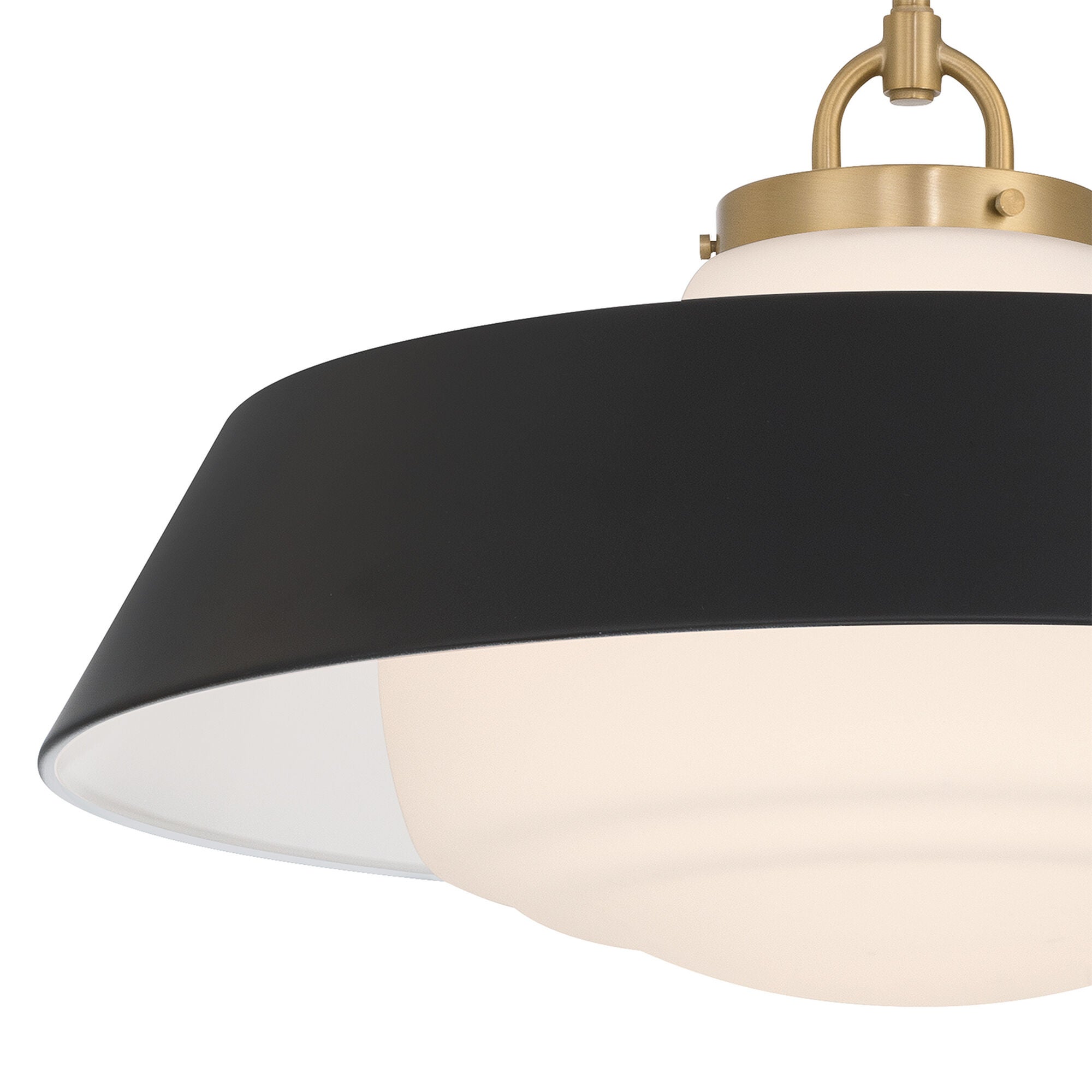 Shown in Vibrant Gold finish and Steel glass and Steel shade