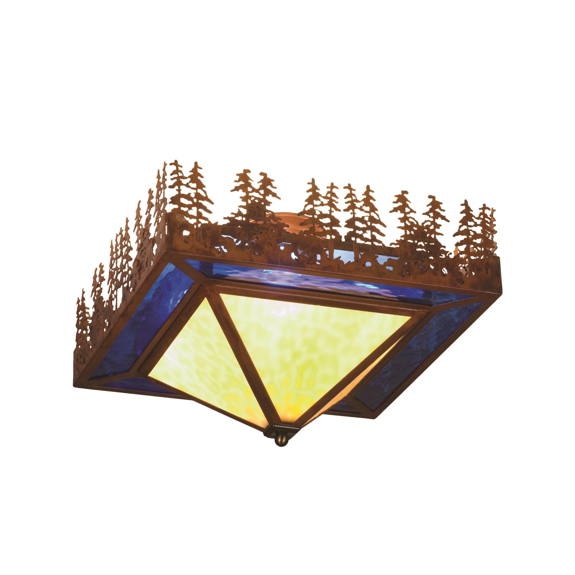Pine Lake 26 Inch 4 Light Flush Mount by Meyda Lighting