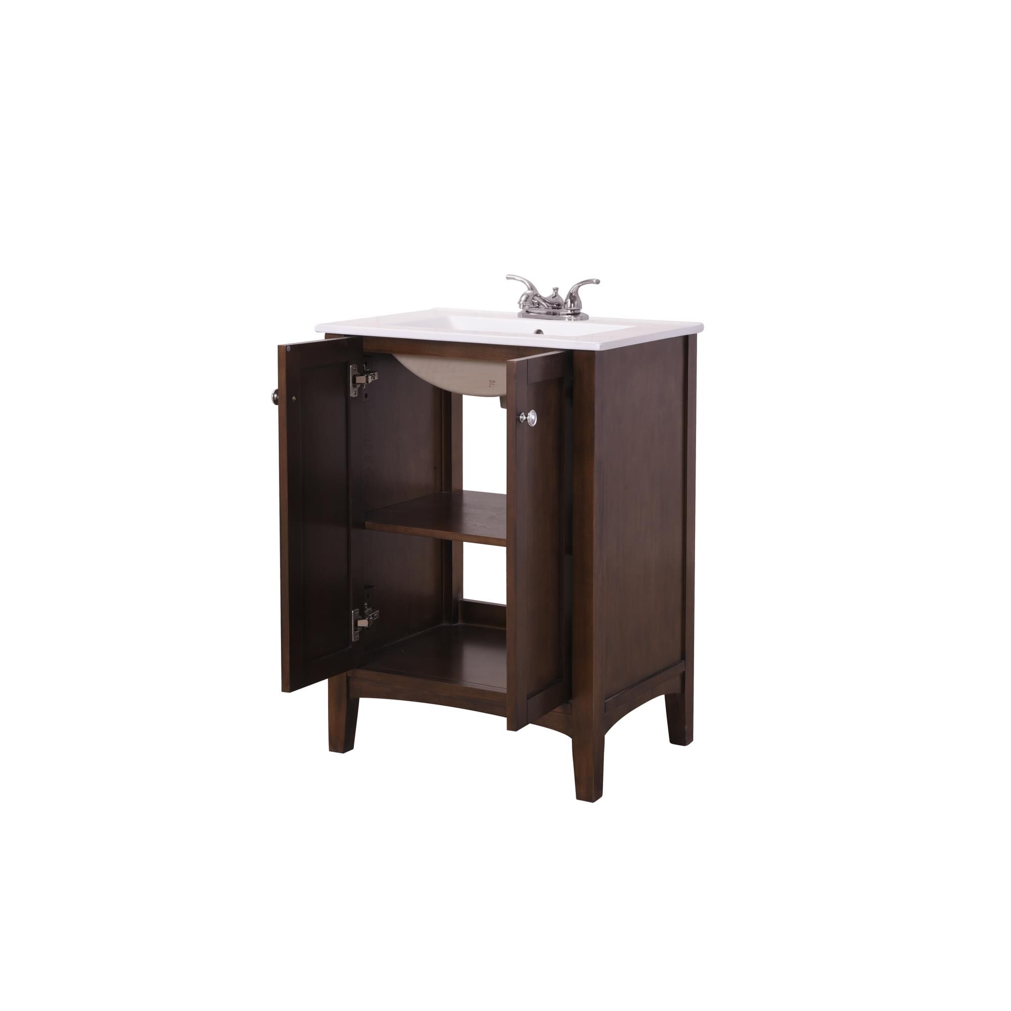 Shown in Antique Coffee finish