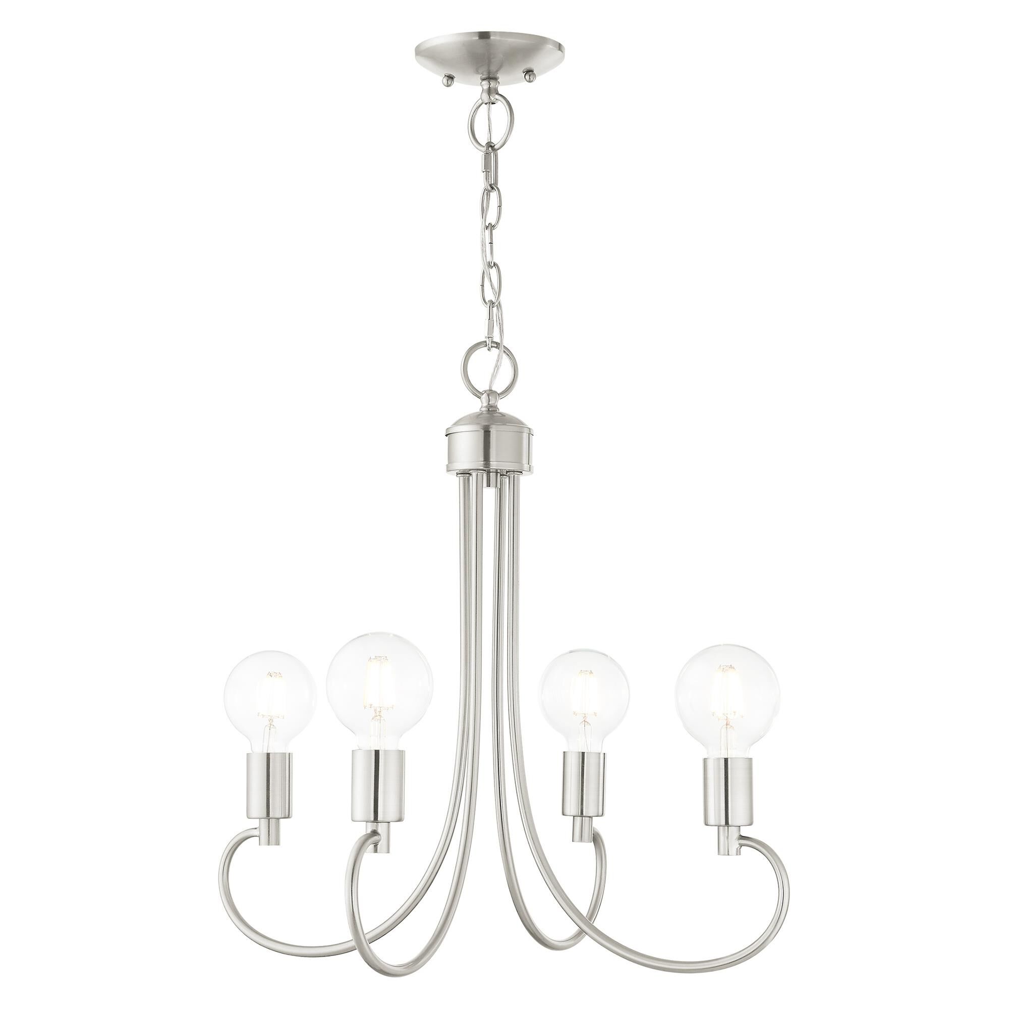Bari 4 Light Mini Chandelier by Livex Lighting