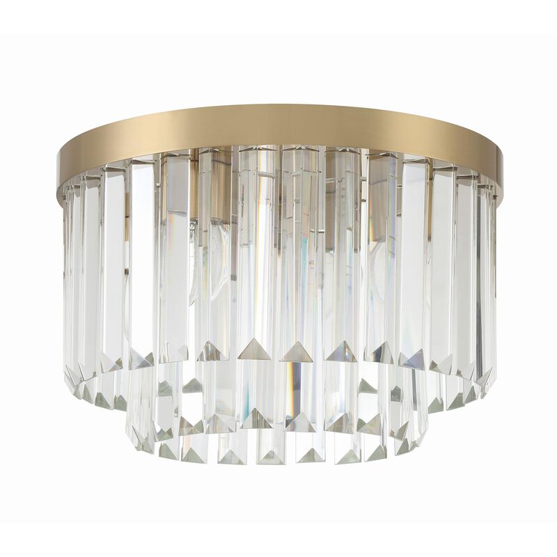 Hayes 16 Inch 4 Light Flush Mount by Crystorama