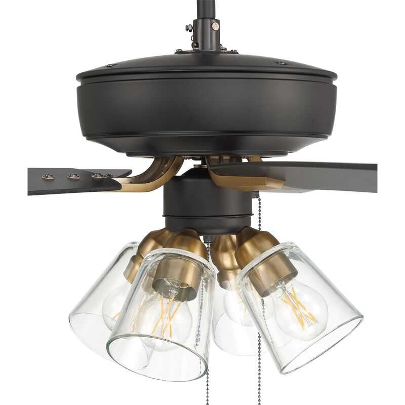 Pro Plus 52 Inch Ceiling Fan with Light Kit by Craftmade