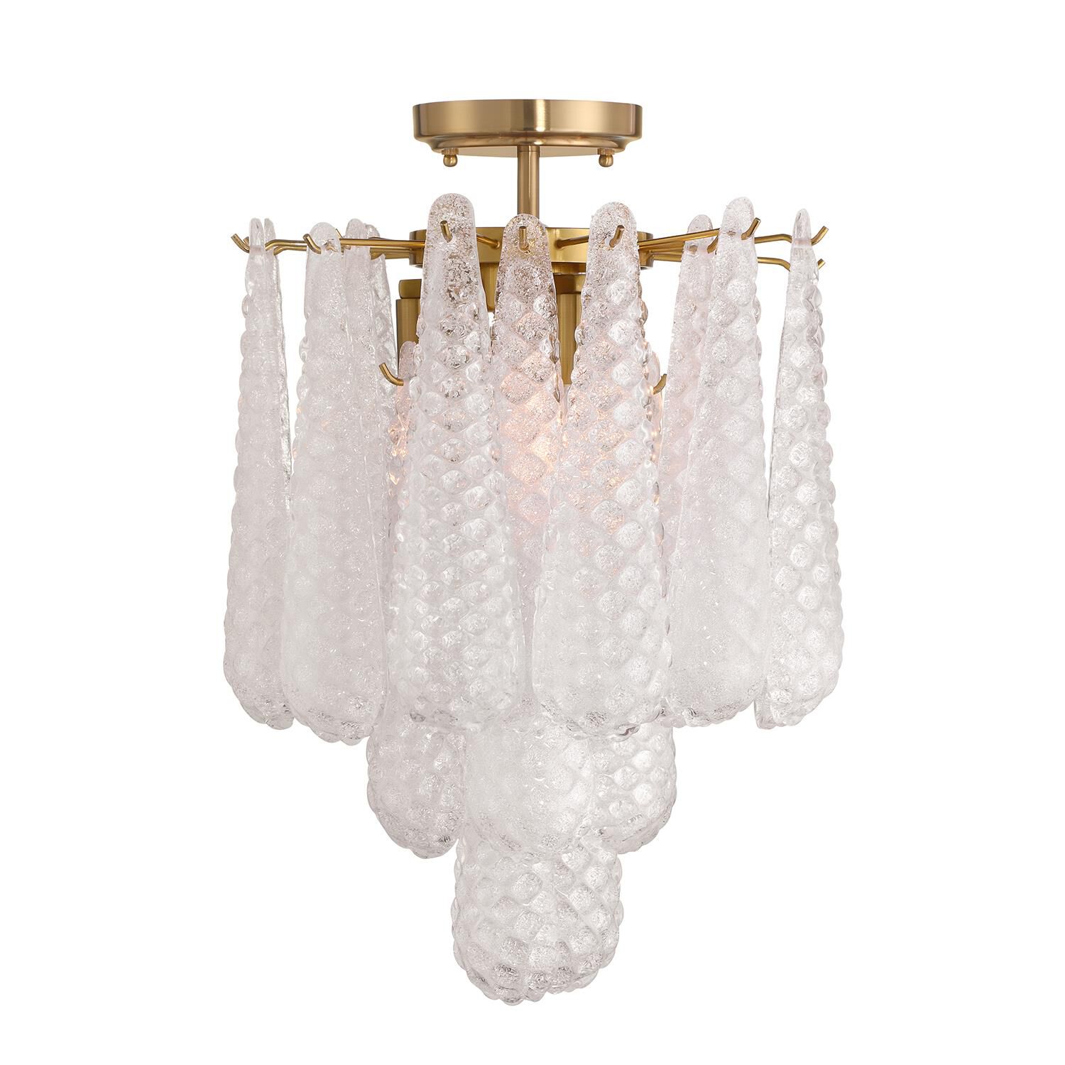 Ollie 14 Inch Semi Flush Mount by Crystorama