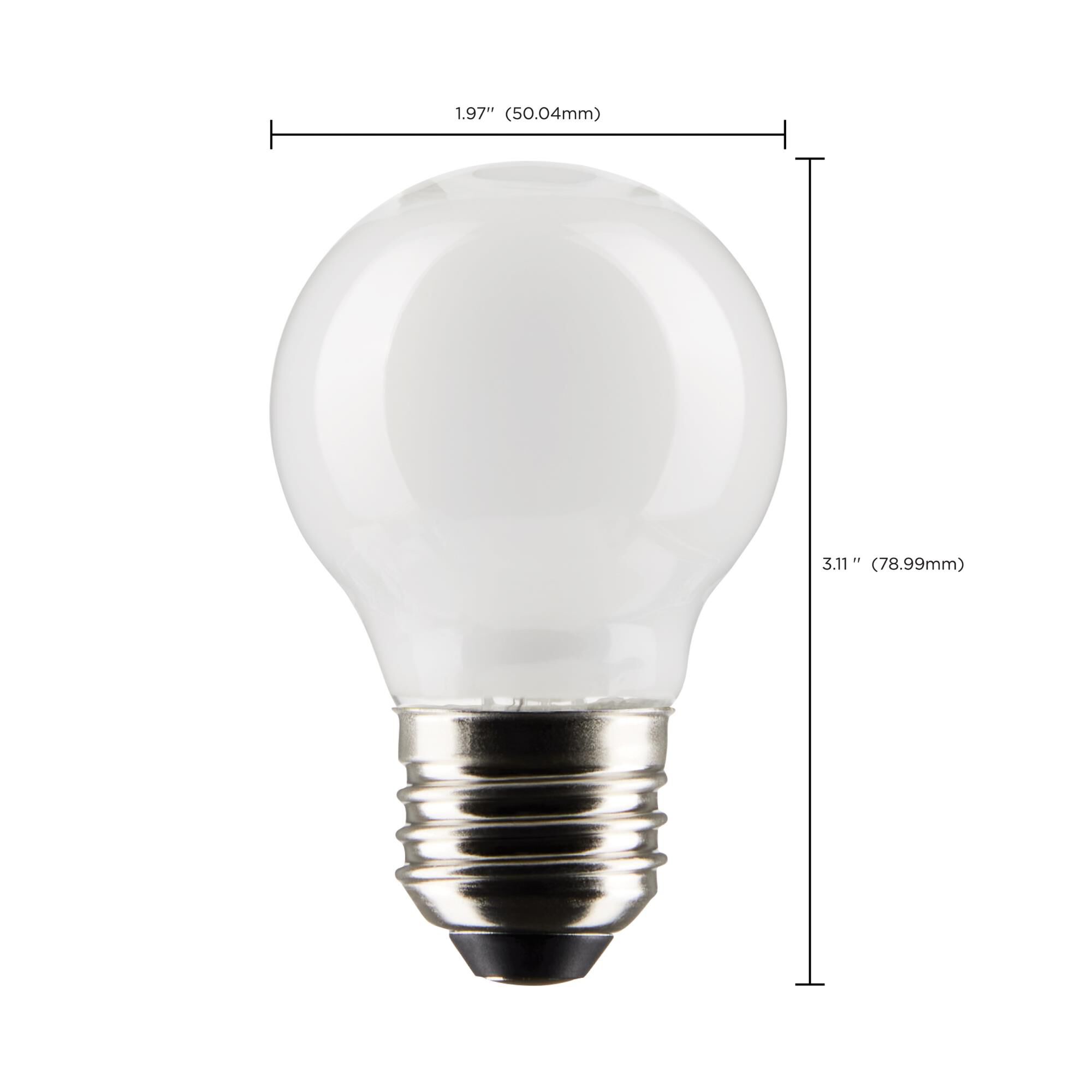 4.5 Watt Globe 5000K LED Light Bulb by Satco