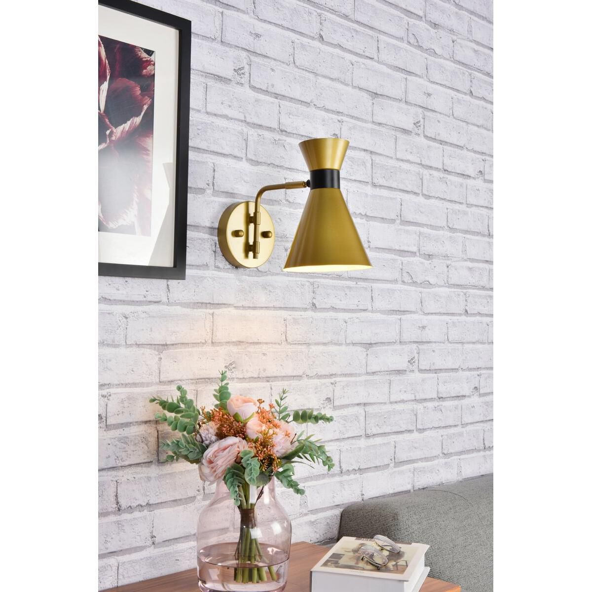 Halycon 11 Inch Wall Sconce by Elegant Lighting