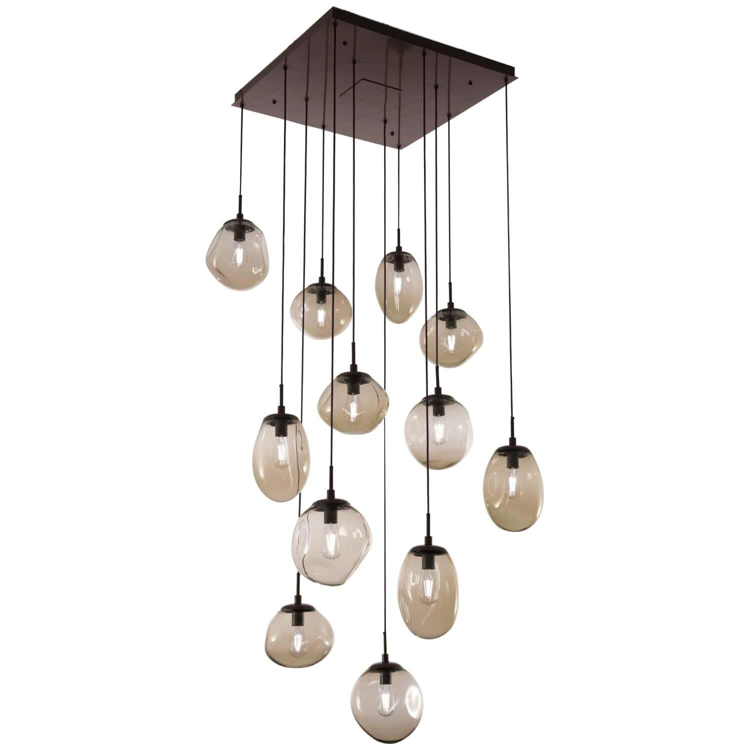 Levi Wilson Nebula 38 Inch 12 Light Multi Light Pendant by Hammerton Studio