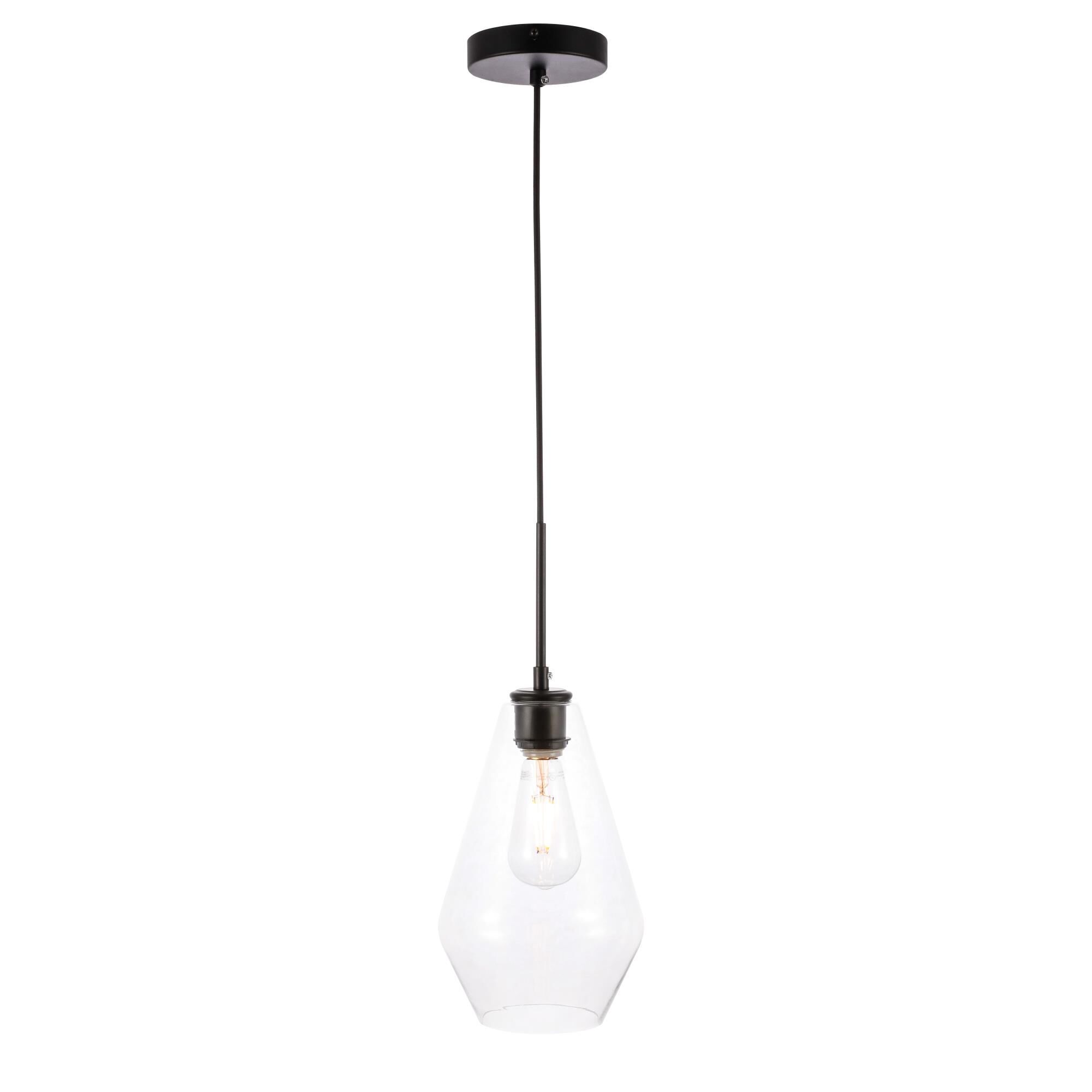 Gene 7 Inch Mini Pendant by Elegant Lighting