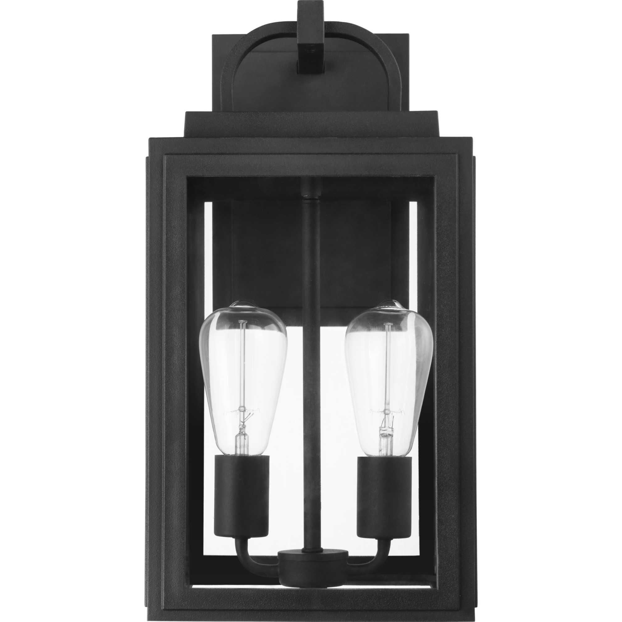 Shown in Textured Black finish and Clear glass