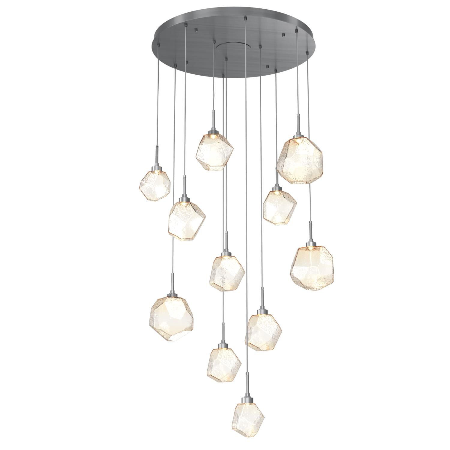 Gem 35 Inch 11 Light LED Multi Light Pendant by Hammerton Studio