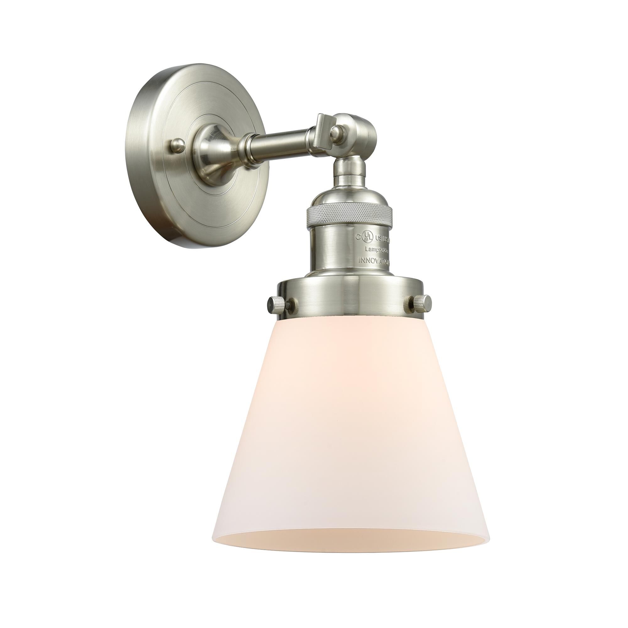 Bruno Marashlian Small Cone 10 Inch Wall Sconce by Innovations Lighting