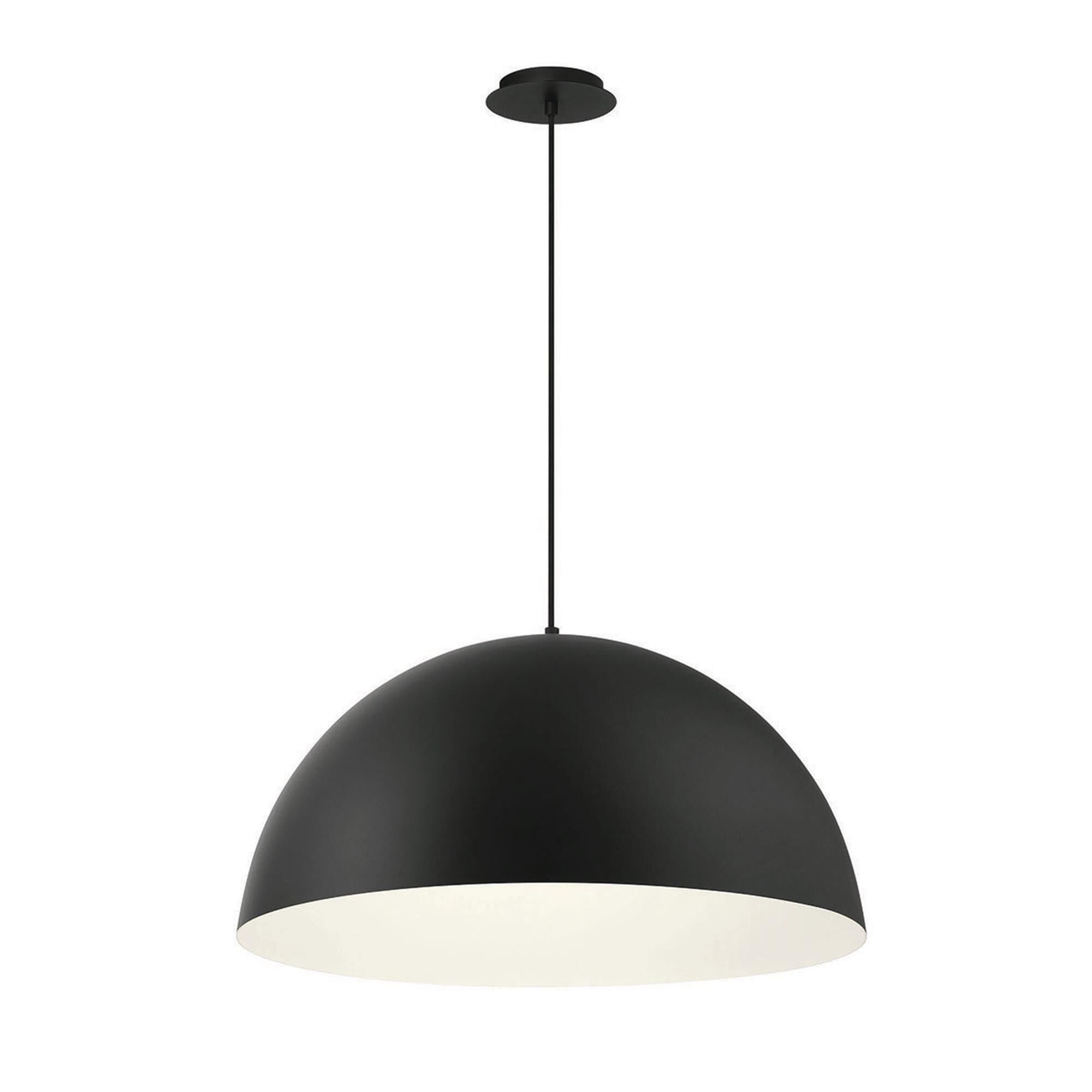 Shown in Black finish and Black Steel shade