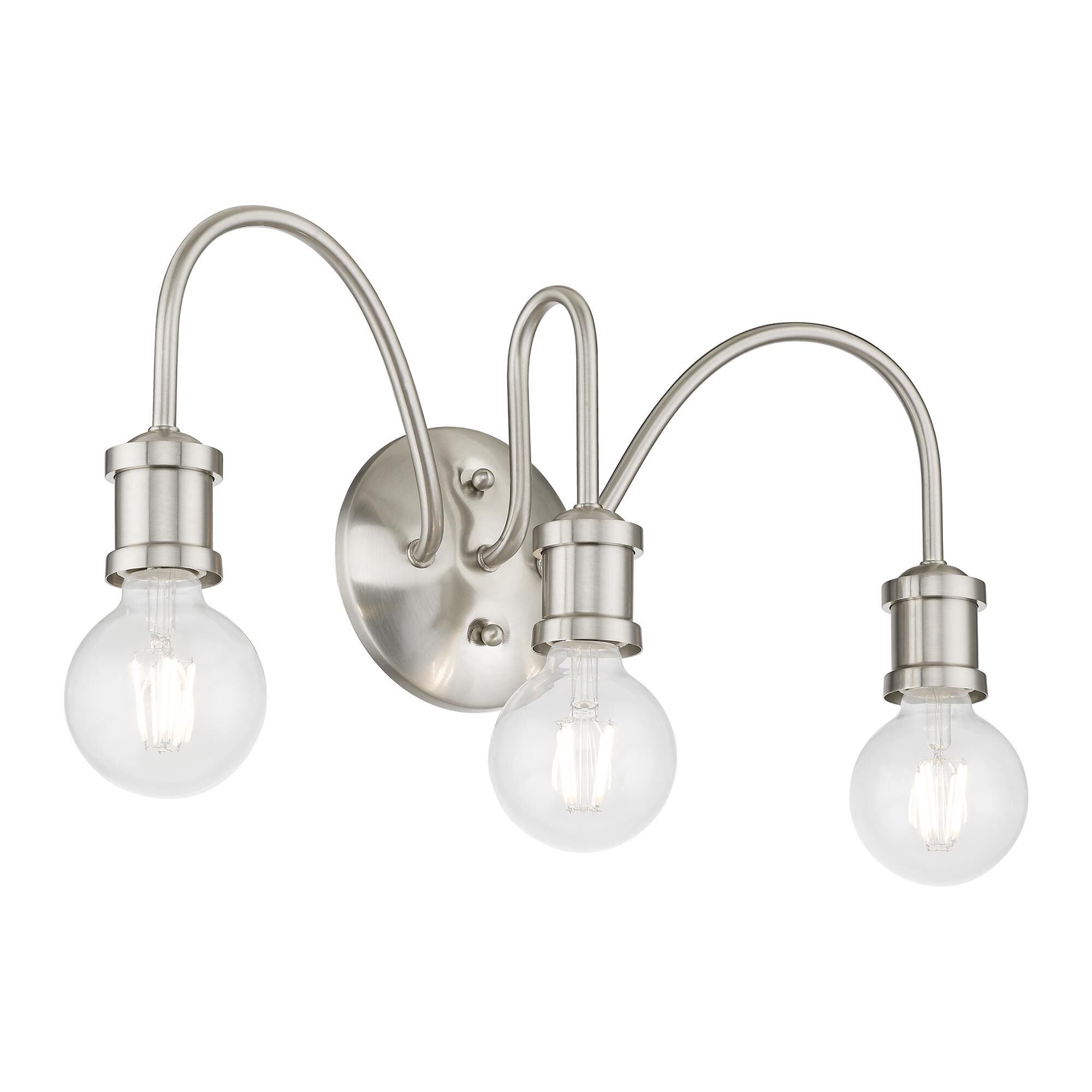 Shown in Brushed Nickel finish