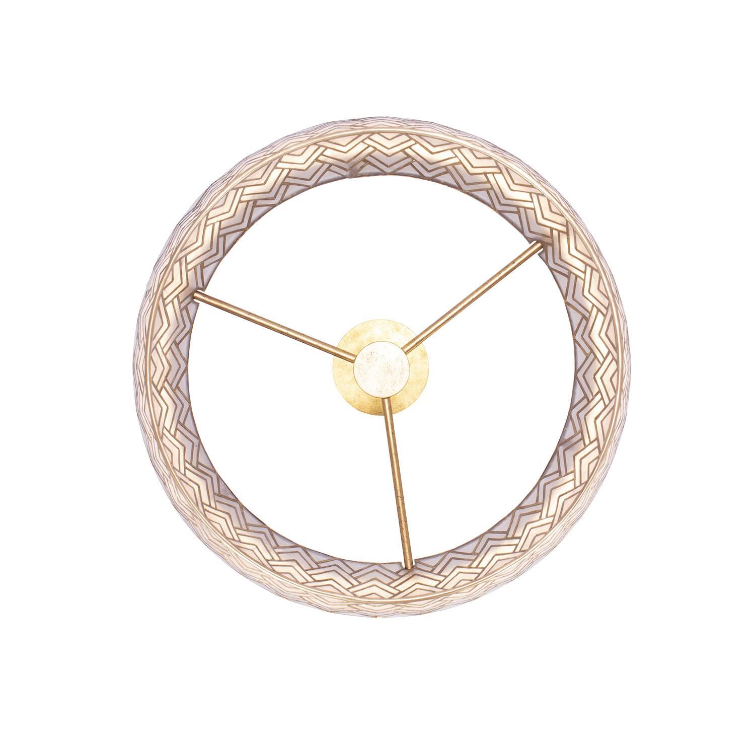 Shown in Oxidized Gold Leaf finish