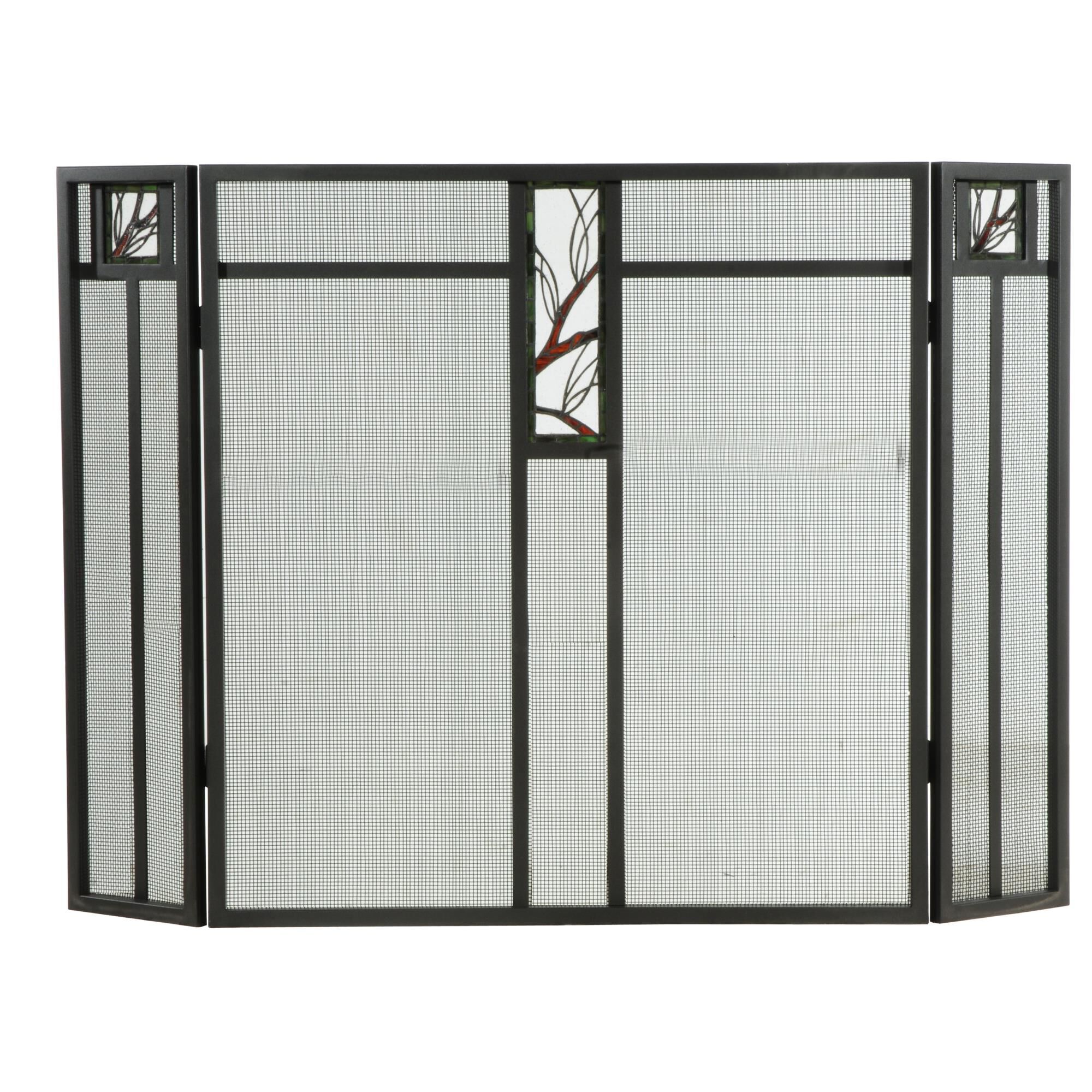 Pine Branch Fireplace Screen by Meyda Lighting
