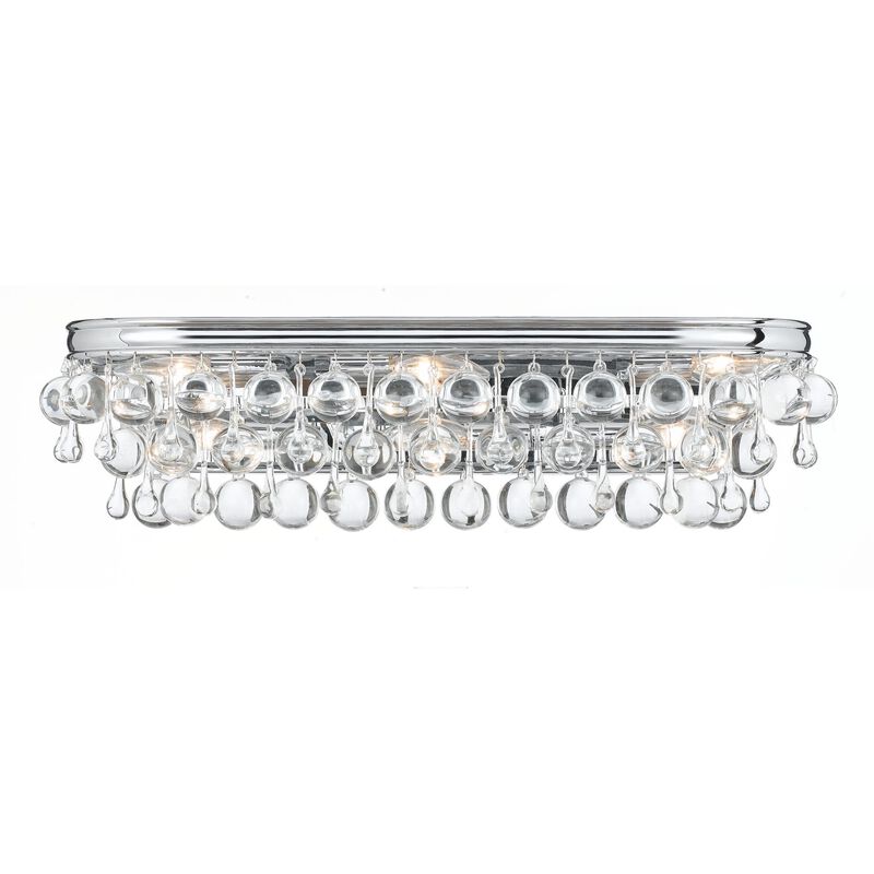 Calypso 23 Inch 6 Light Bath Vanity Light by Crystorama