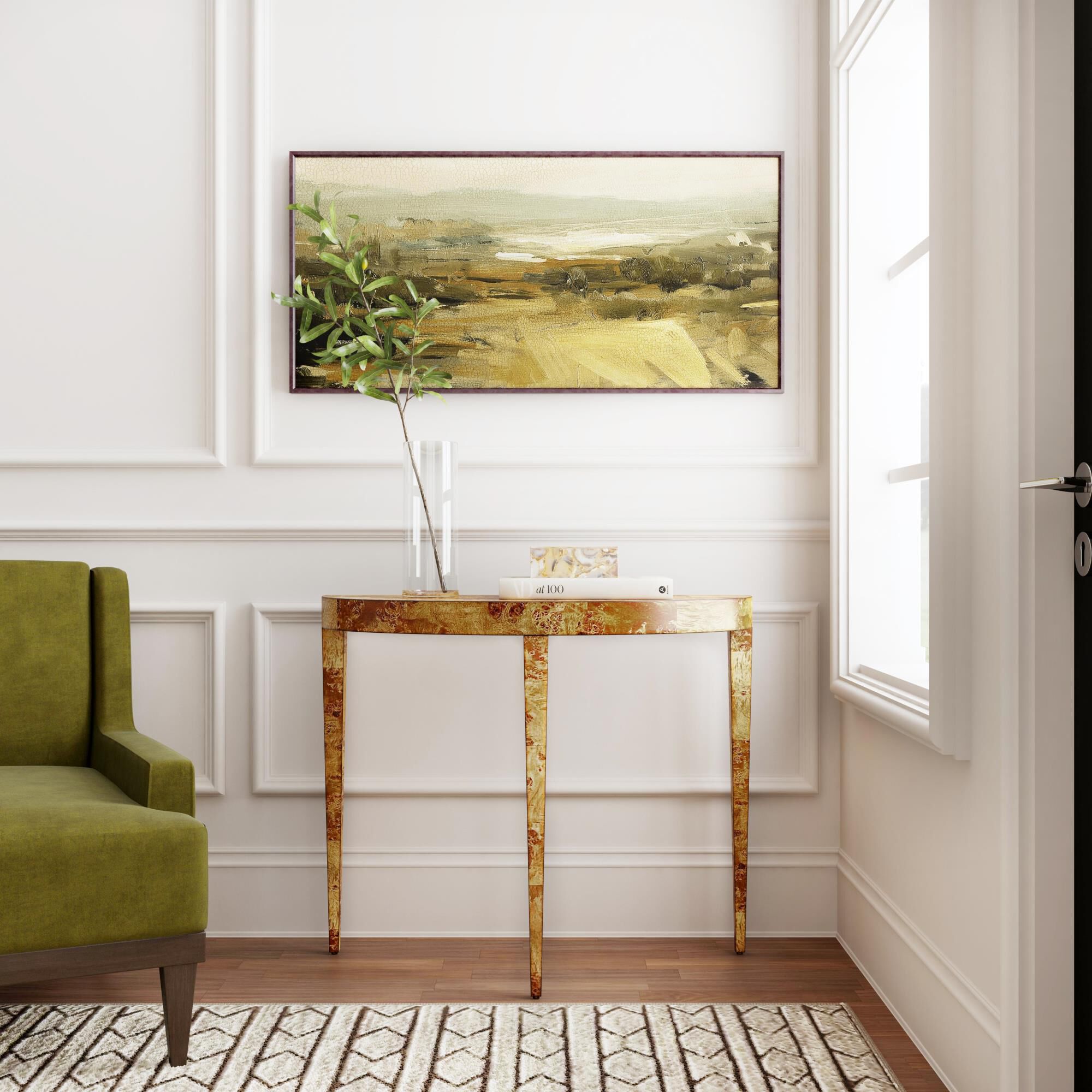 Shown in Traditional Burl finish