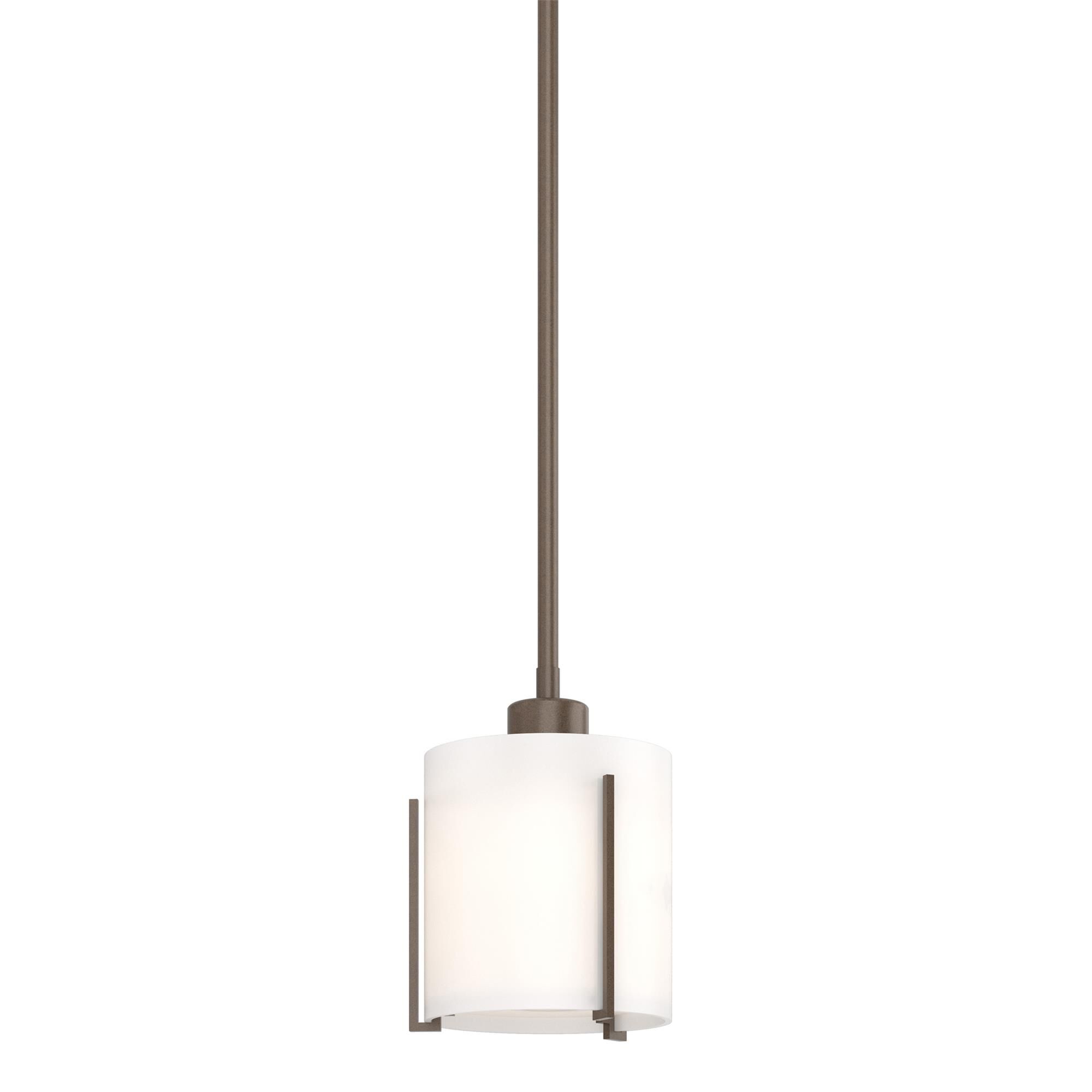 Shown in Bronze finish and Opal glass