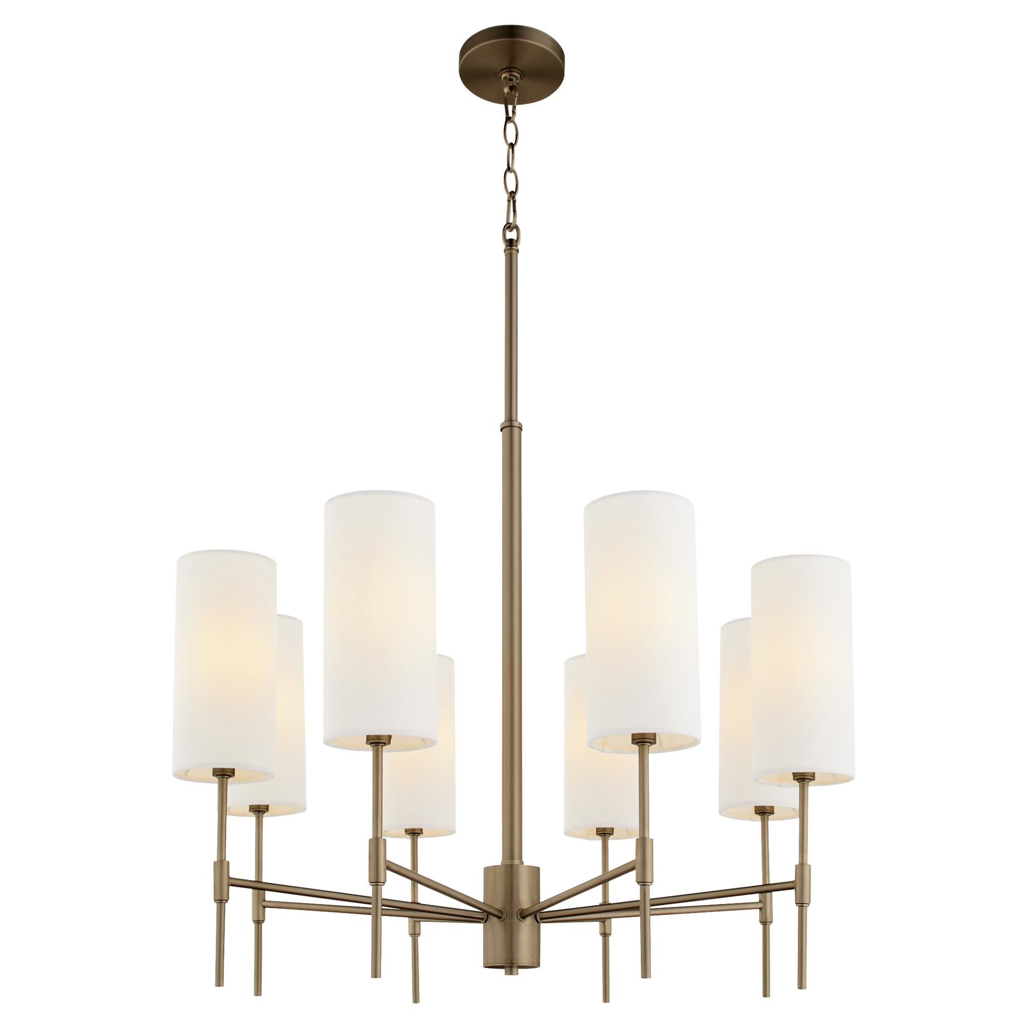 Hamilton 27 Inch 8 Light Chandelier by Quorum International