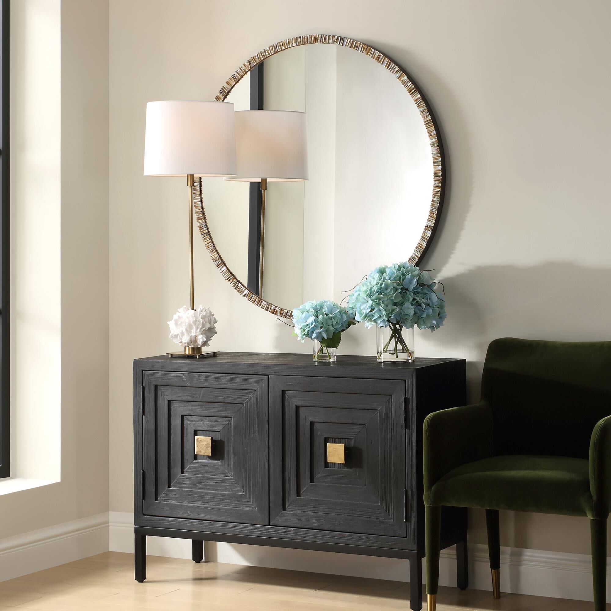 Grace Feyock Odeon 40 Inch Decorative Mirror by Uttermost