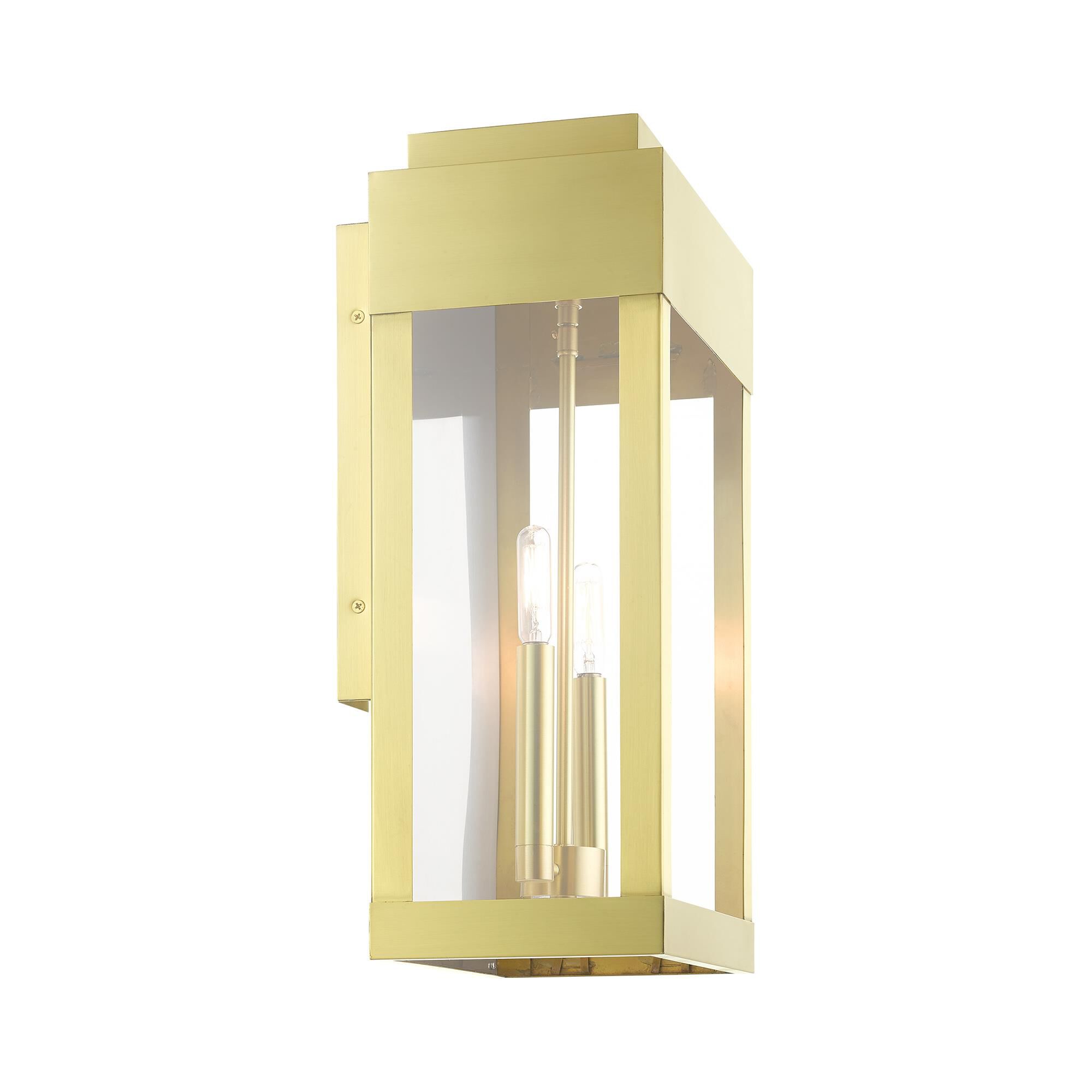 York 19 Inch Tall 2 Light Outdoor Wall Light by Livex Lighting