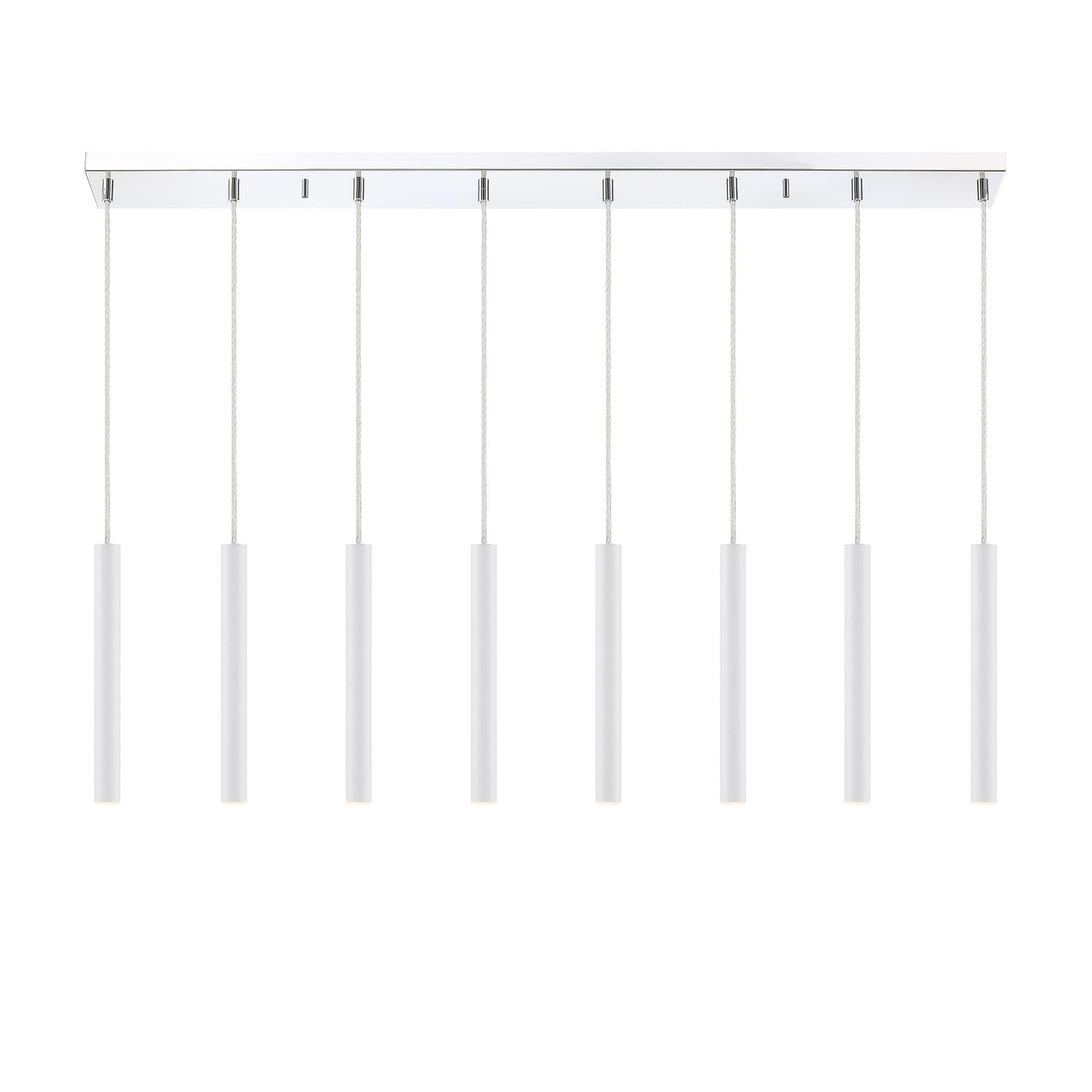 Forest 44 Inch 8 Light LED Linear Suspension Light by Z-Lite