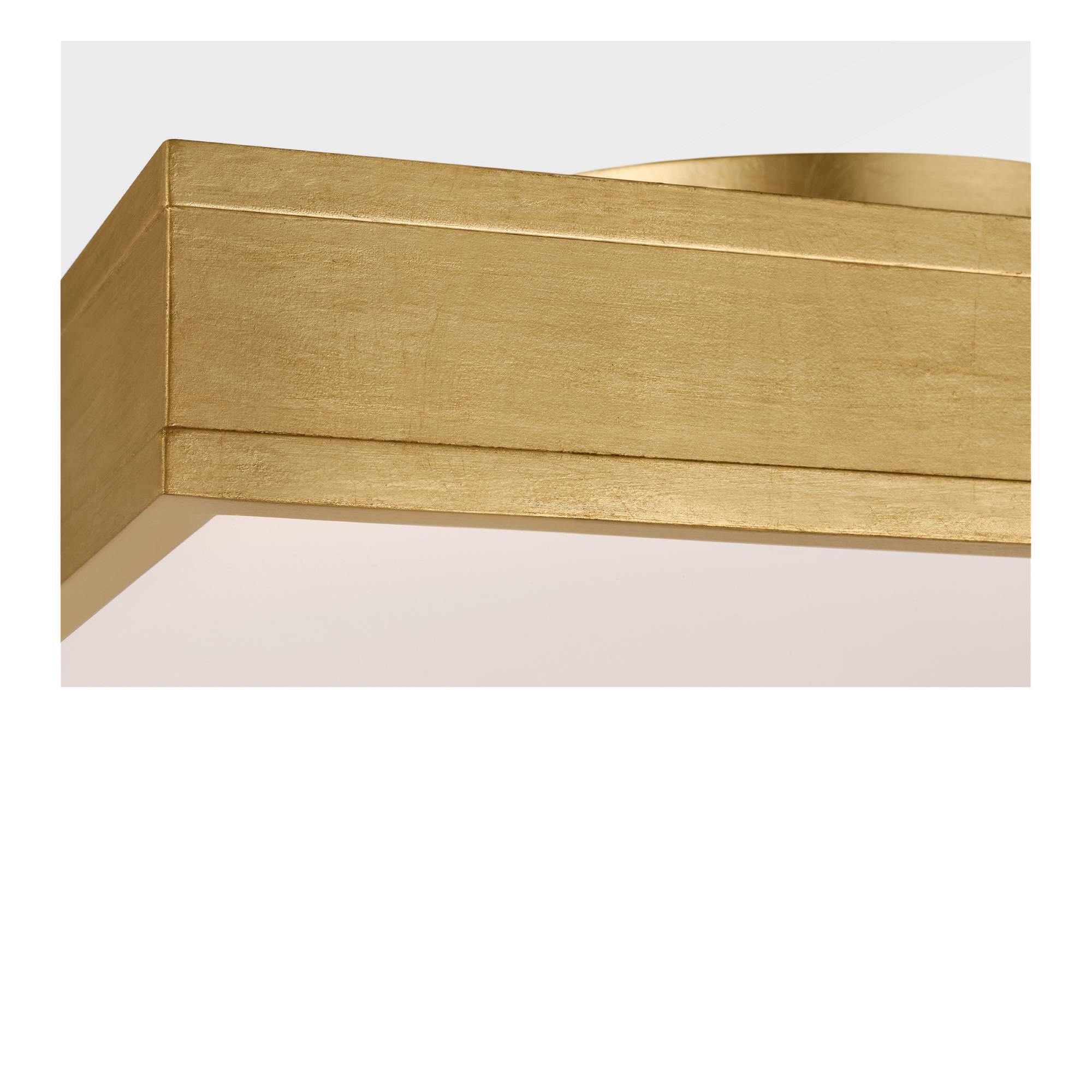 Shown in Gild finish and White glass