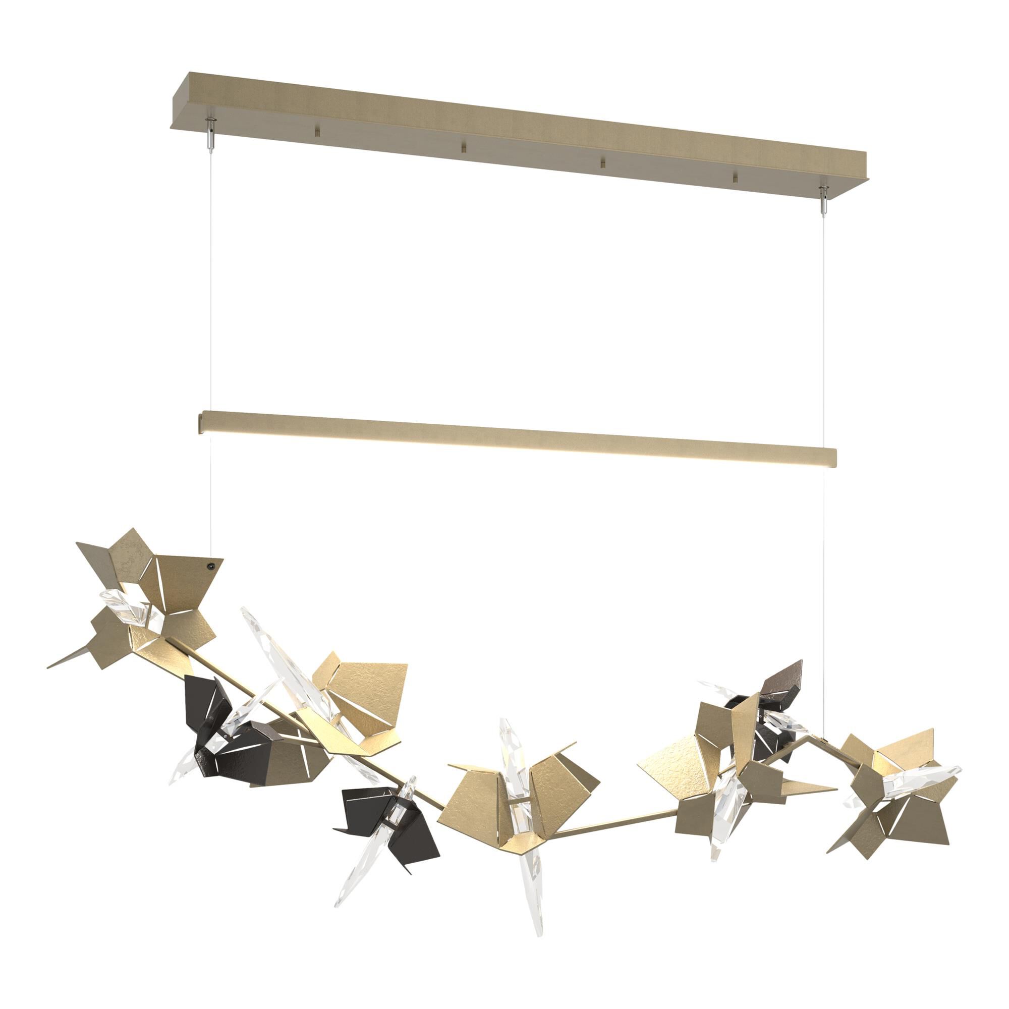 Shown in Soft Gold finish and Oil Rubbed Bronze (14) accent