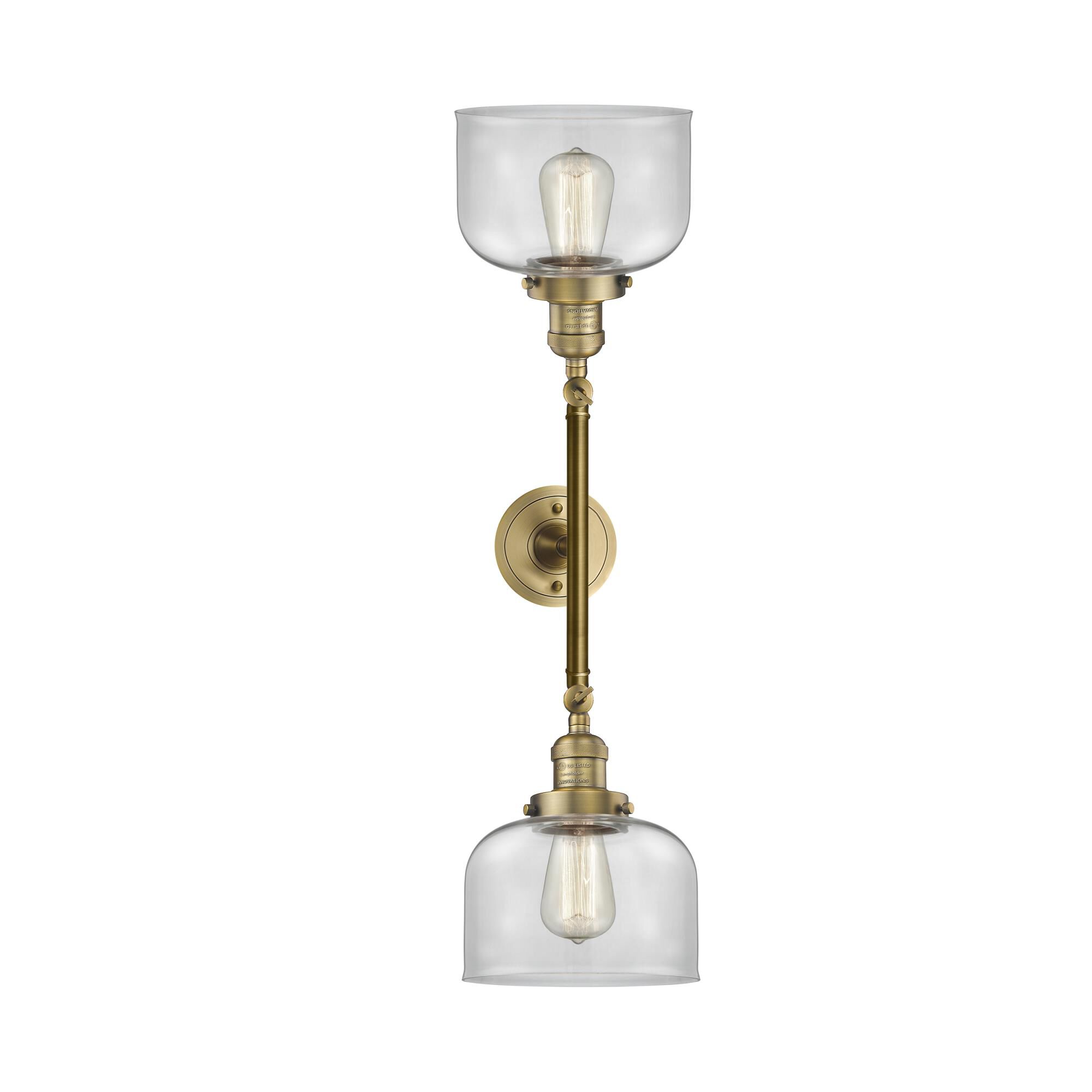 Bruno Marashlian Large Bell 19 Inch 2 Light Bath Vanity Light by Innovations Lighting