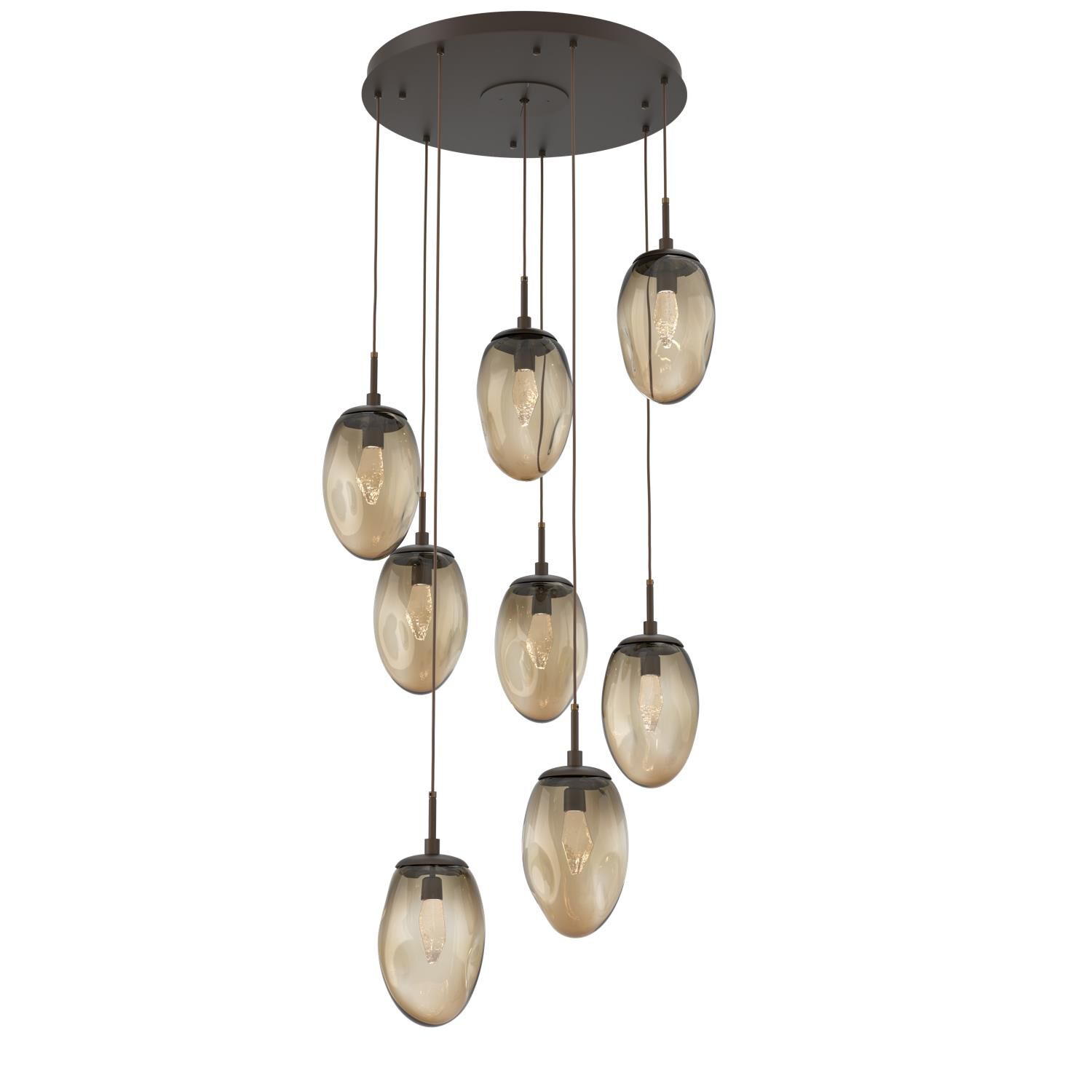 Levi Wilson Nebula 31 Inch 8 Light LED Multi Light Pendant by Hammerton Studio