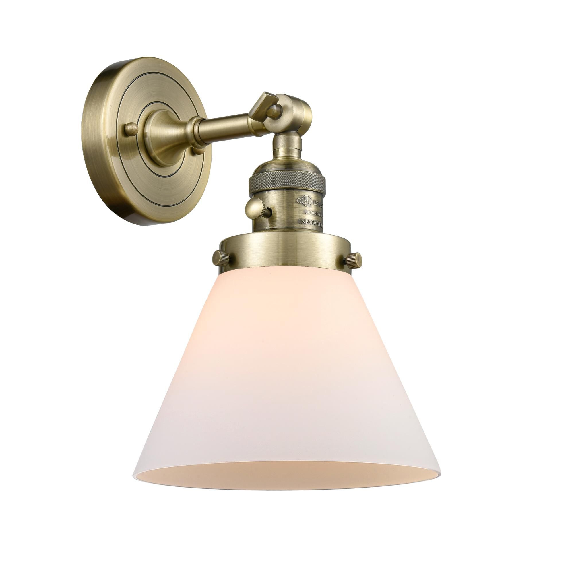 Bruno Marashlian Large Cone 10 Inch Wall Sconce by Innovations Lighting
