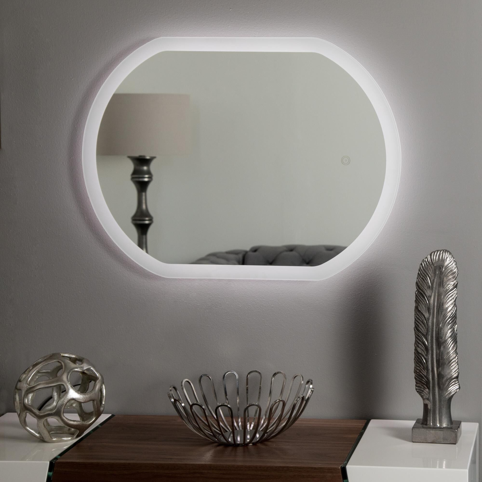 Luka LED Lighted Mirrors by Decor Wonderland