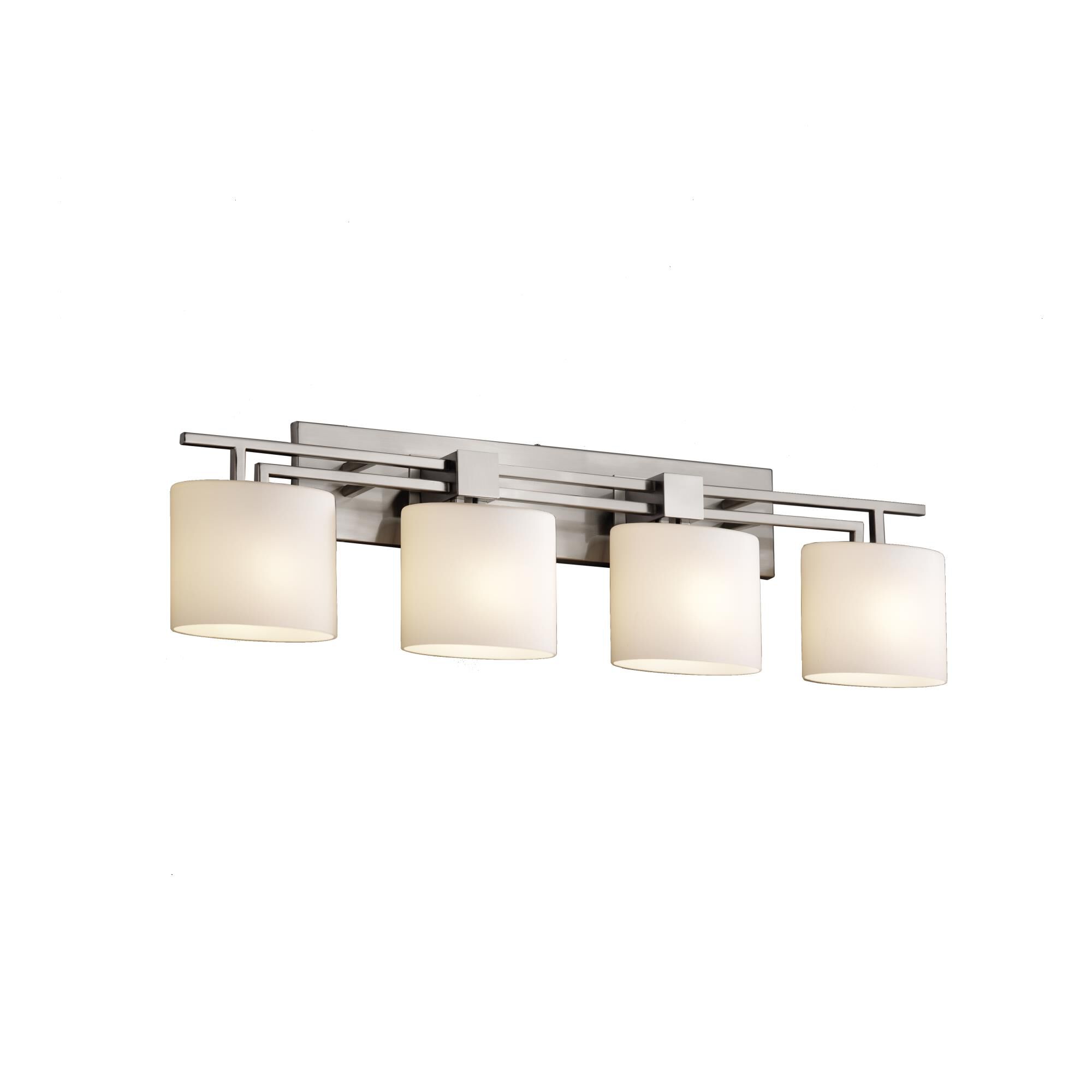 Fusion 36 Inch 4 Light Bath Vanity Light by Justice Design Group
