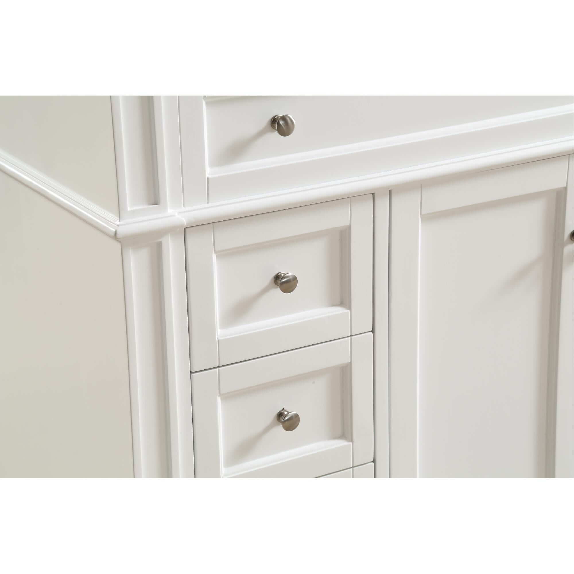 Shown in White finish