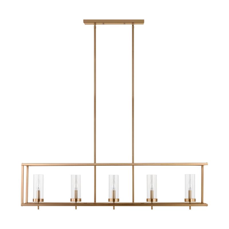 Sean Lavin Zire 48 Inch 5 Light Linear Suspension Light by Visual Comfort Studio Collection