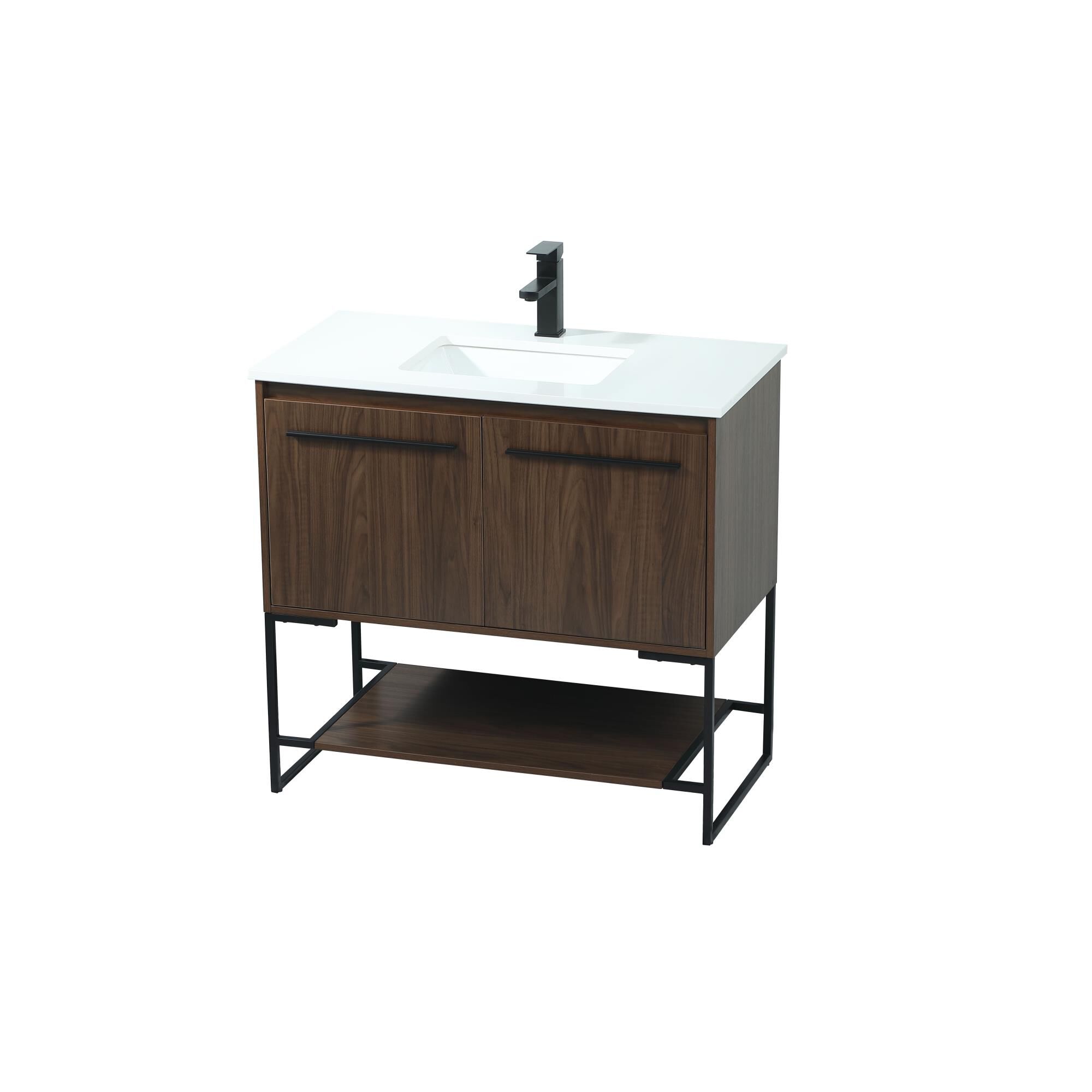 Shown in Walnut finish