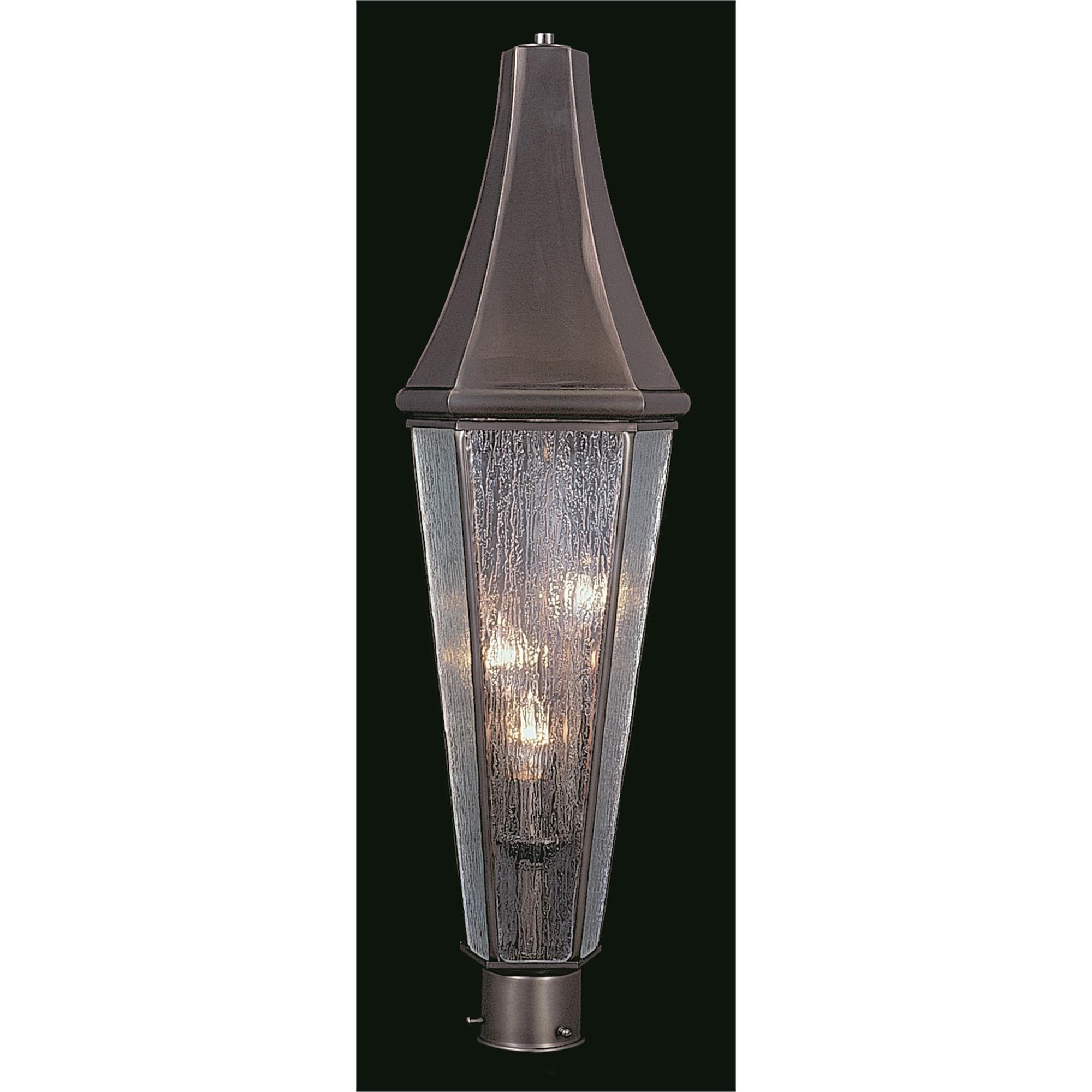 Le Havre 31 Inch Tall 3 Light Outdoor Post Lamp by Framburg