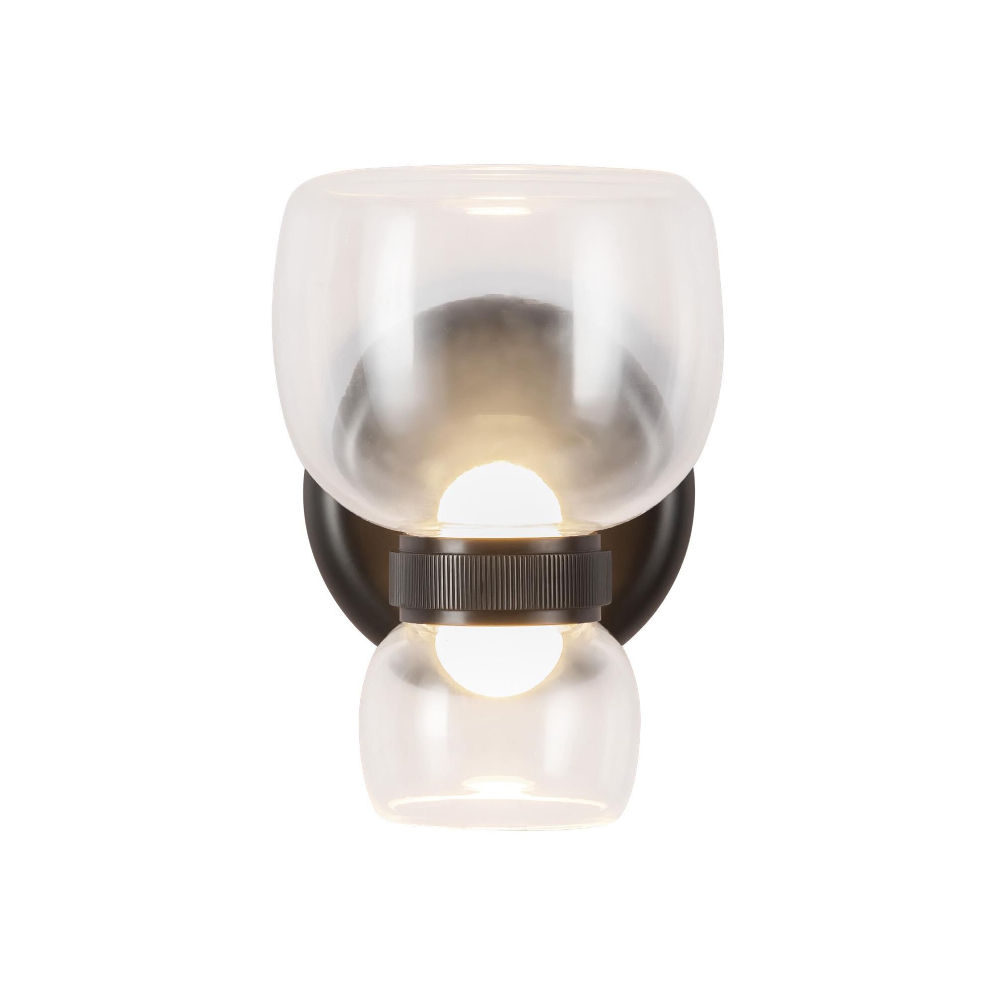 Shown in Urban Bronze finish and Clear glass