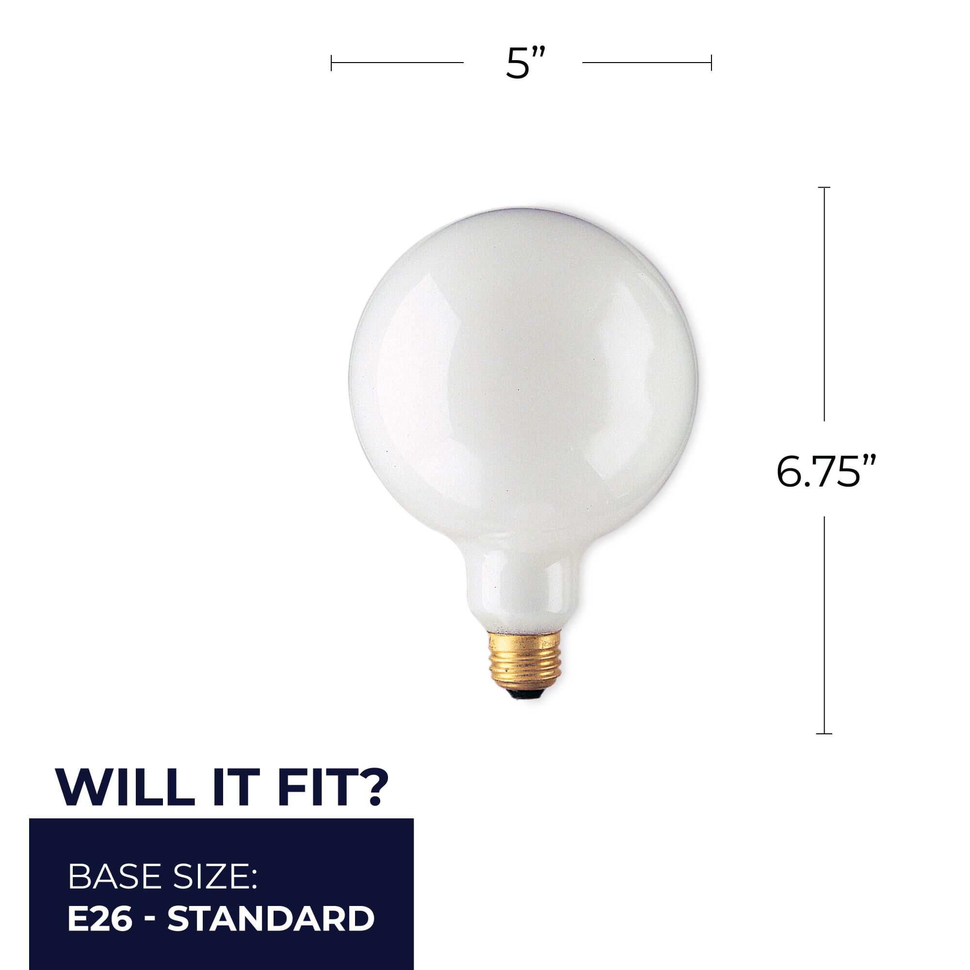 60 Watt 2700K G40 Incandescent Light Bulb by Bulbrite