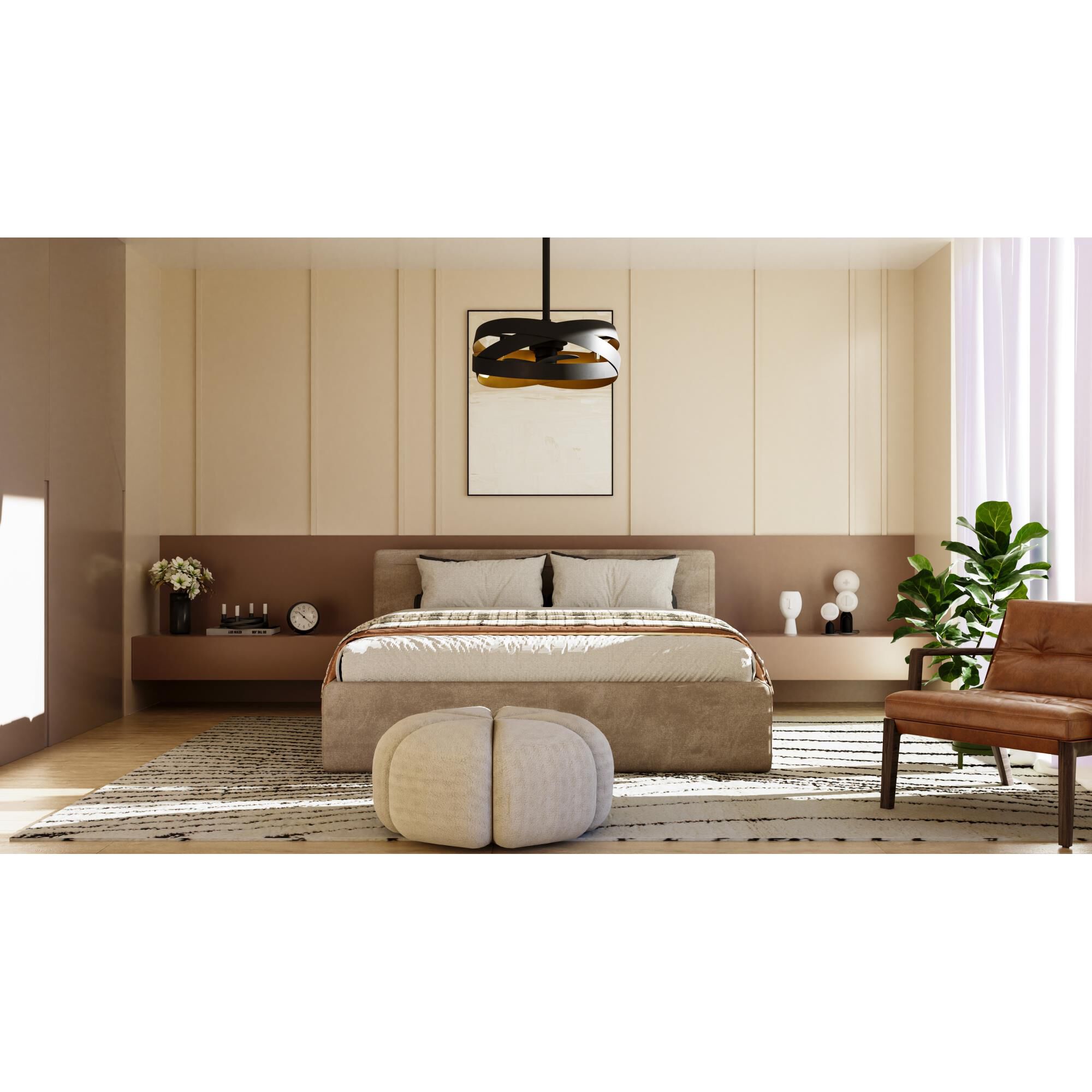 Zito 20 Inch Chandelier Ceiling Fan by Quoizel