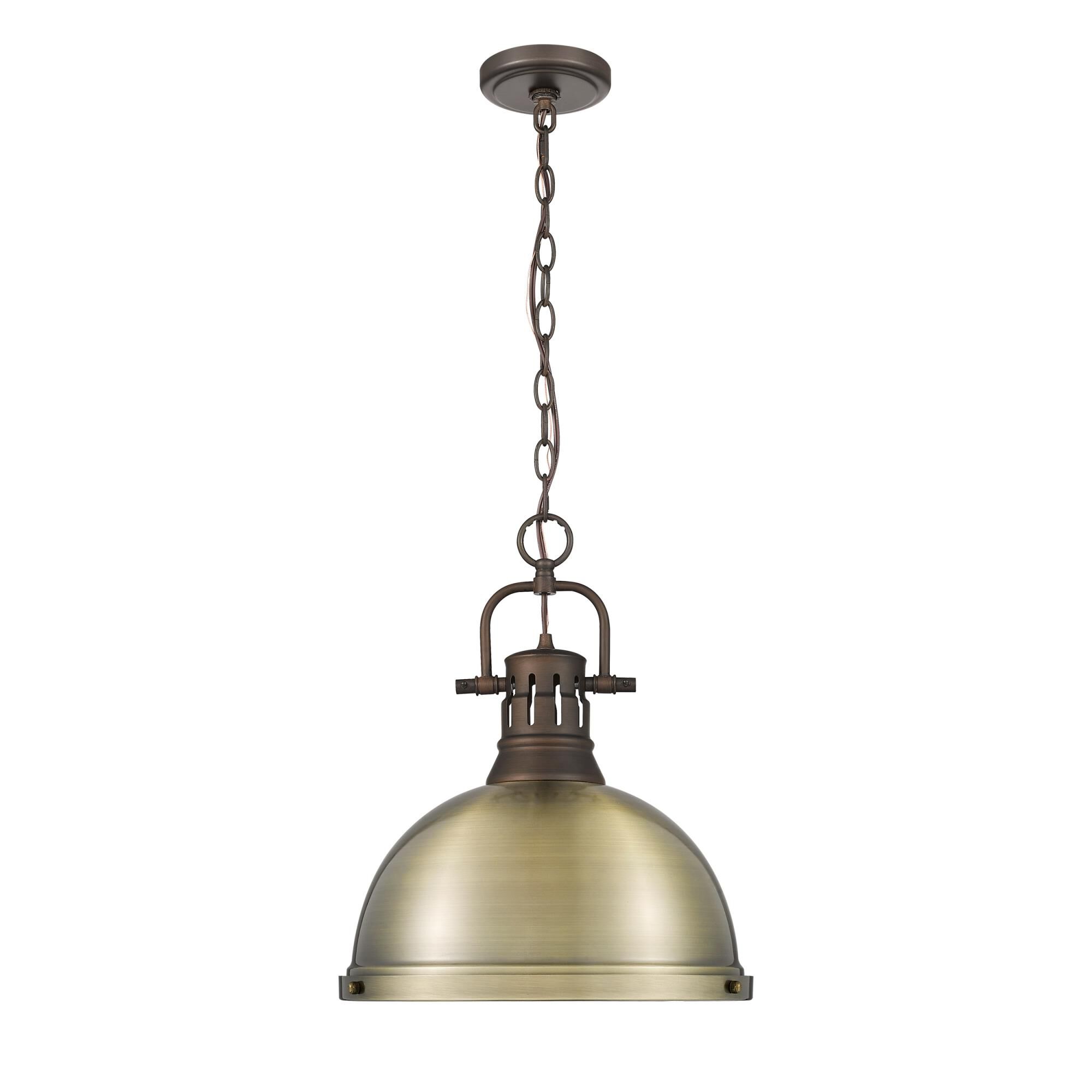 Duncan 14 Inch Large Pendant by Golden Lighting