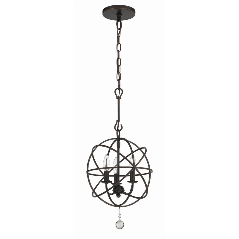 Solaris 13 Inch Mini Chandelier by Crystorama